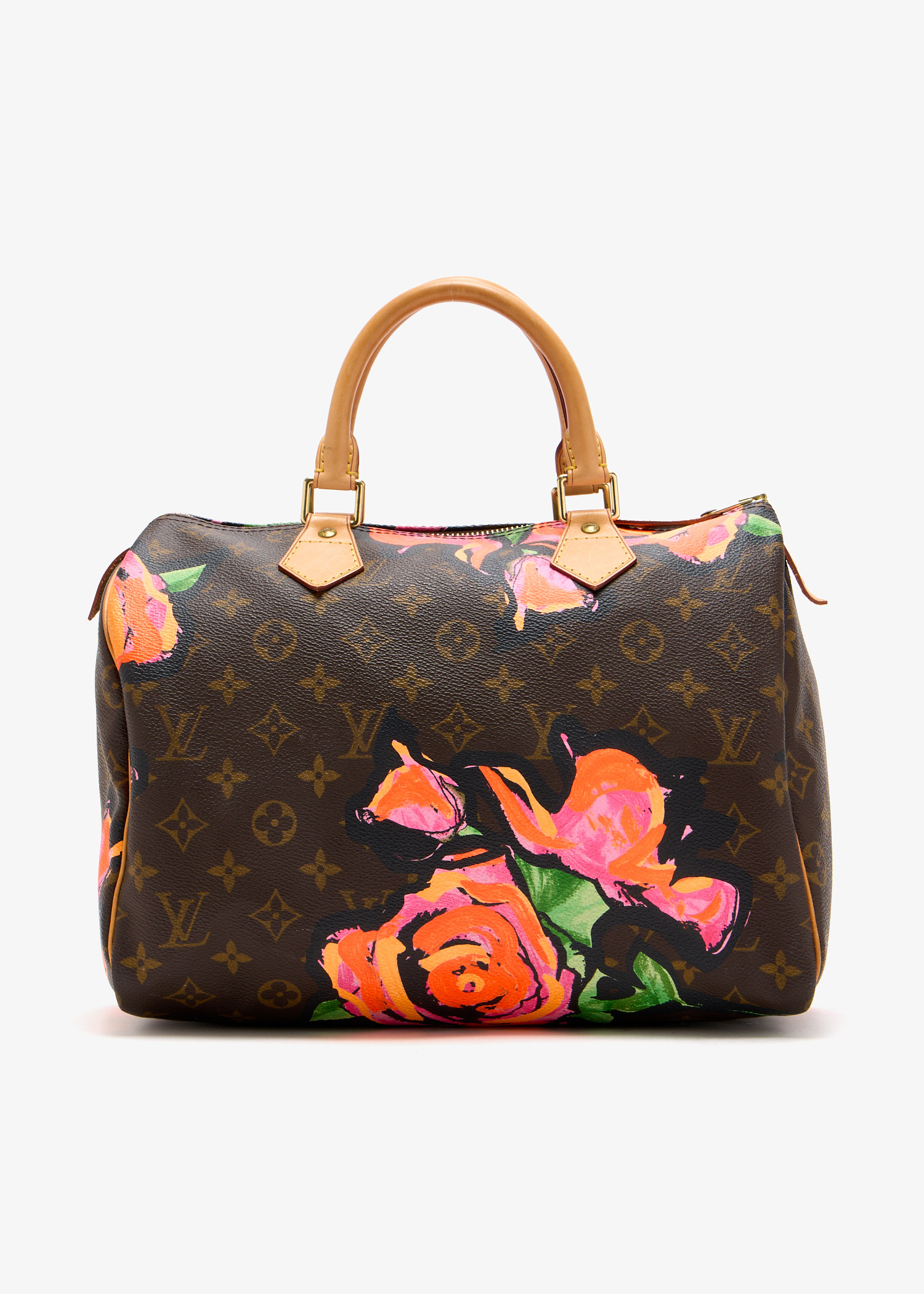 

Speedy 30 Roses handbag, Brown