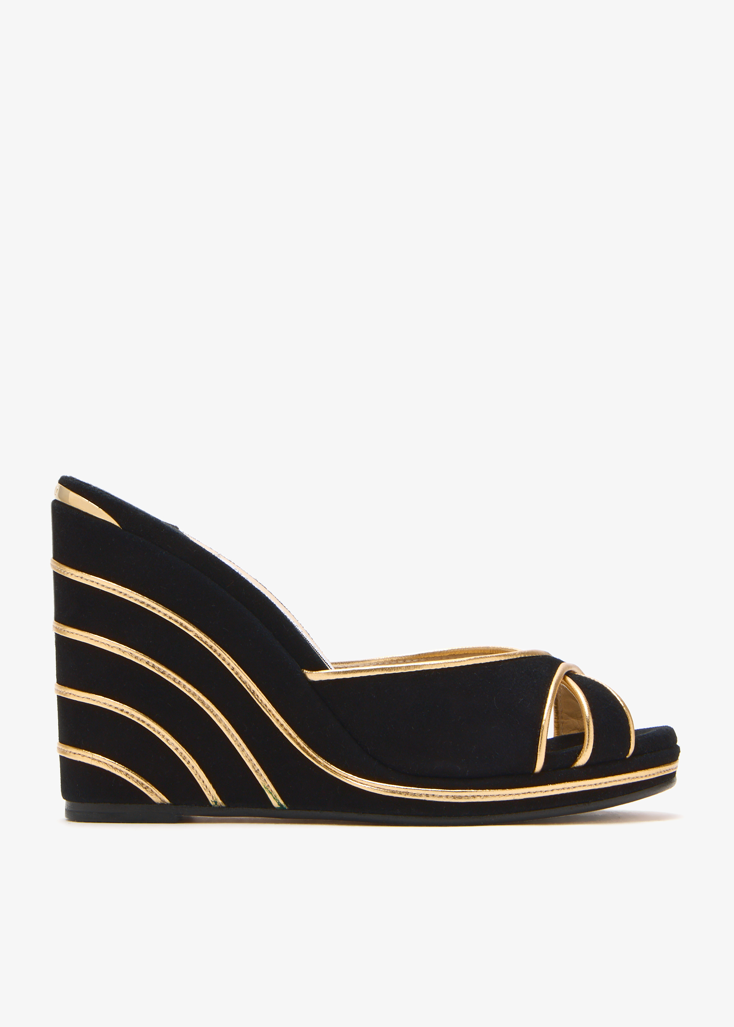

Almer wedge sandals, Black