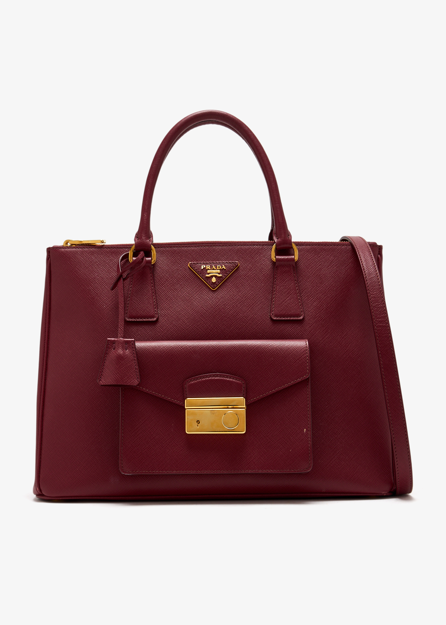 

Galleria Lux medium tote bag, Burgundy