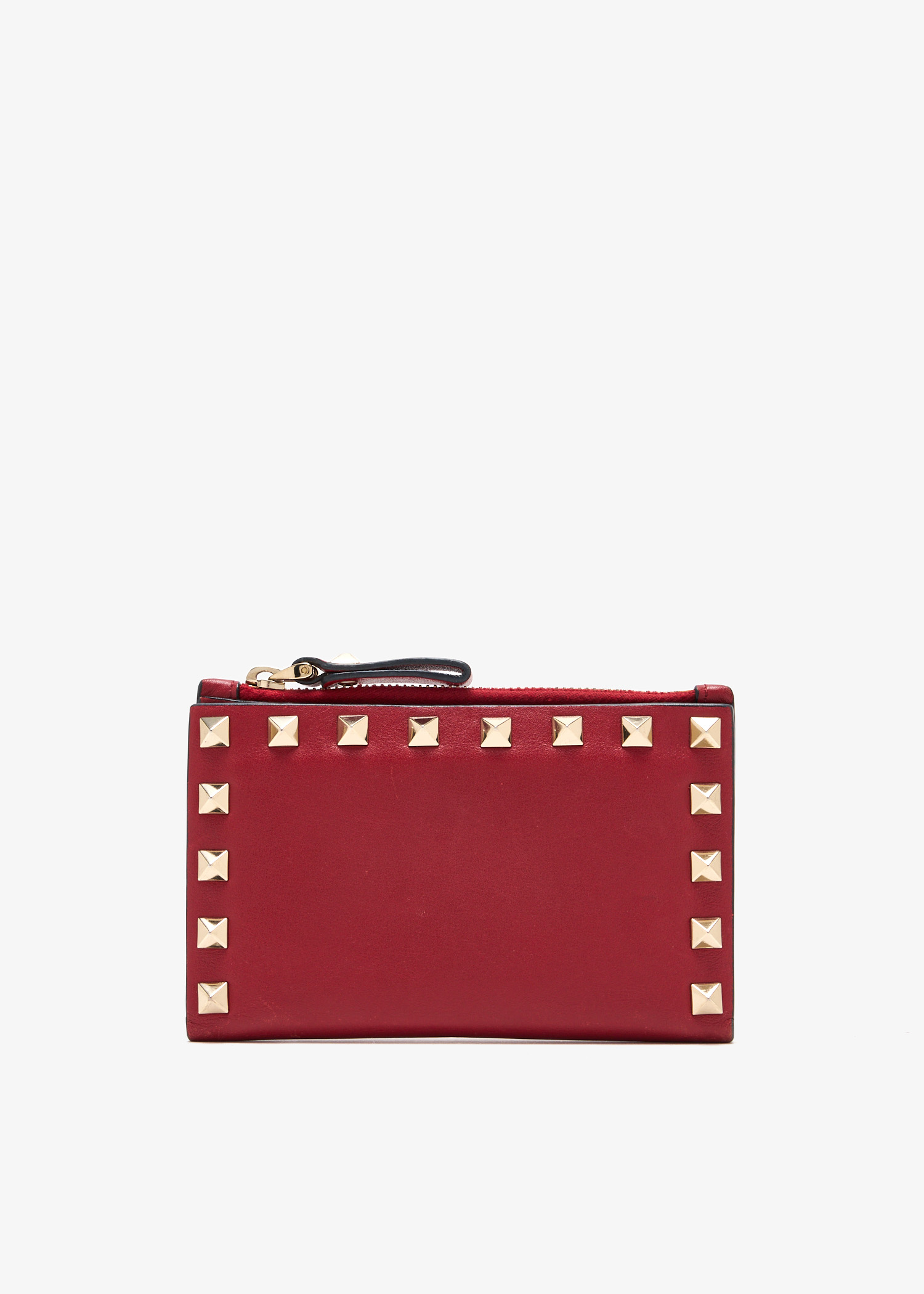 

Rockstud coin purse, Red