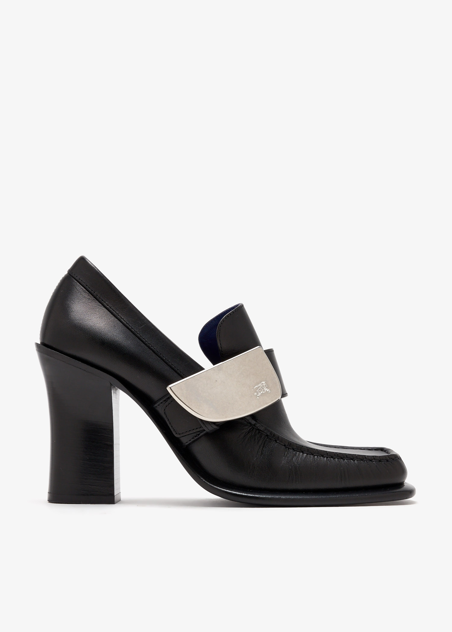 

London Shield loafer pumps, Black