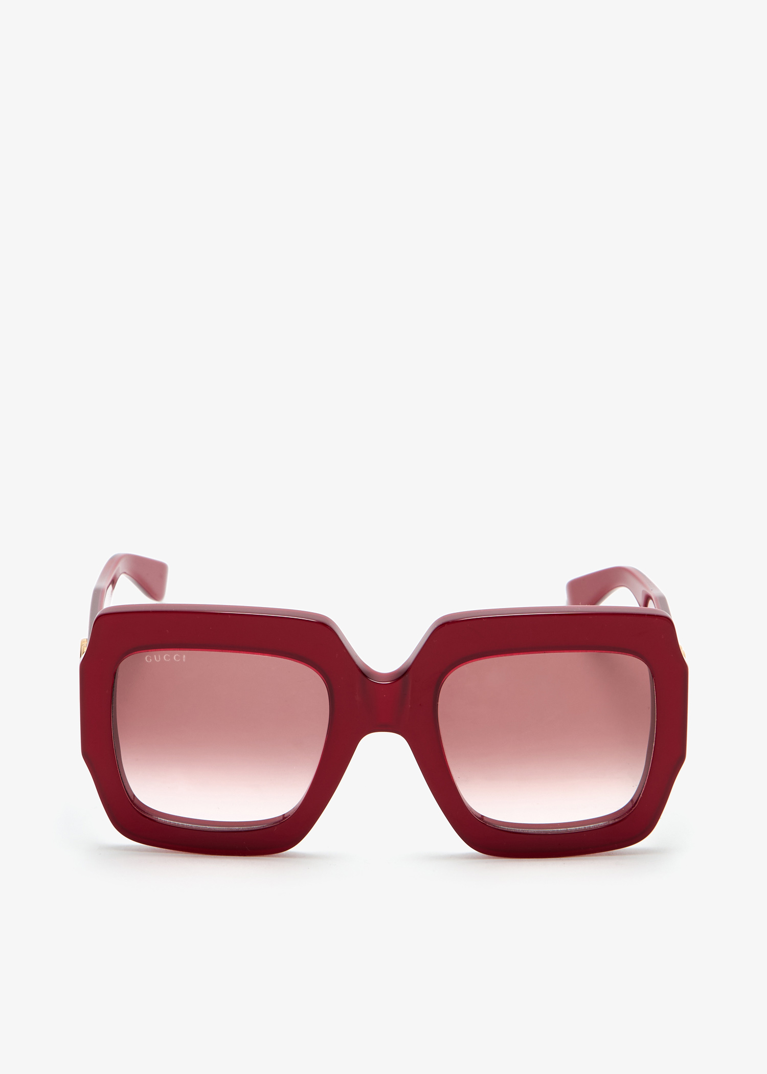 

GG0178S Oversized Pop square sunglasses, Red