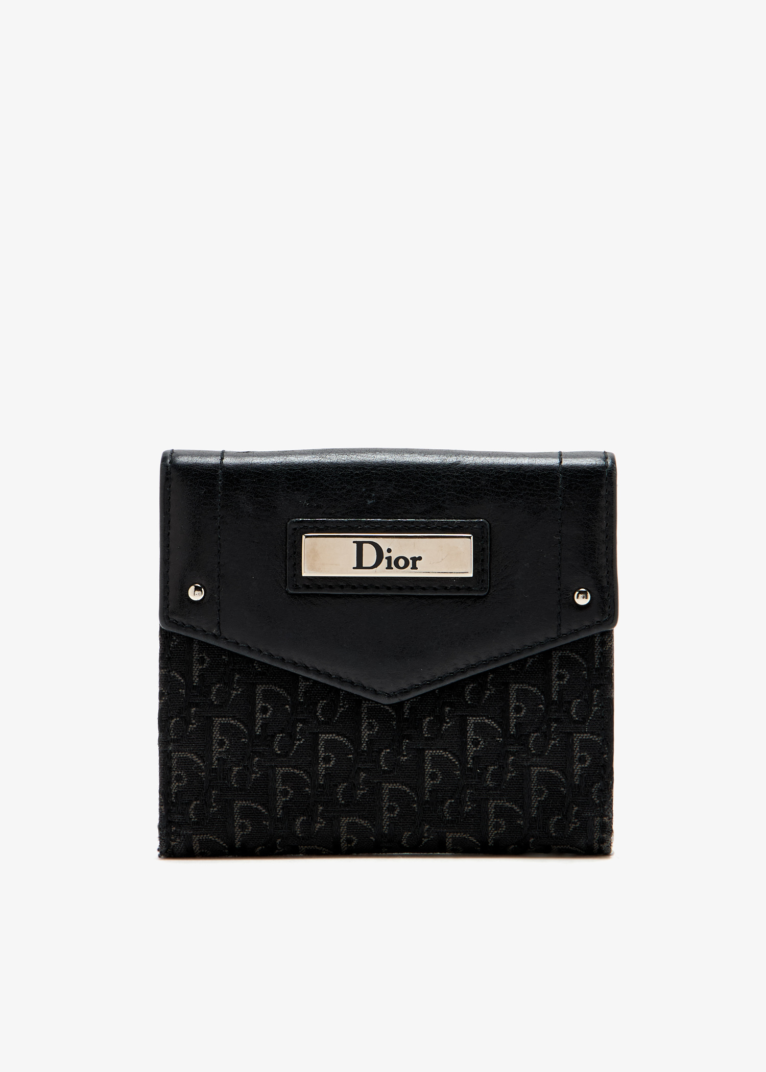 

Diorissimo compact wallet, Black
