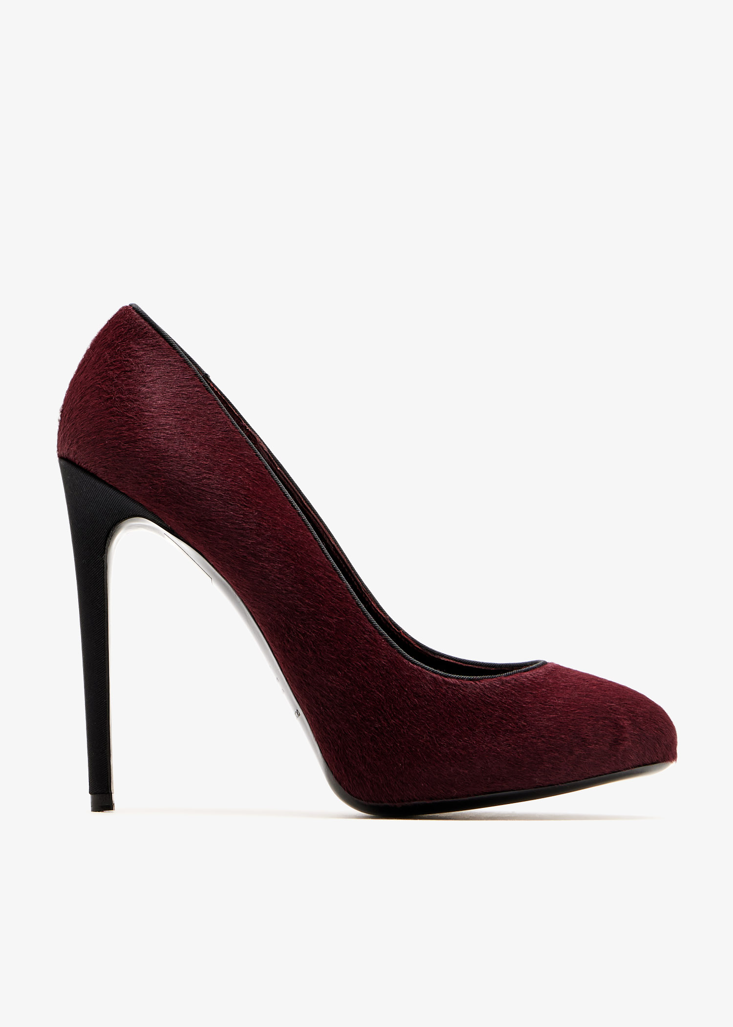 

Pony hair pumps, Burgundy