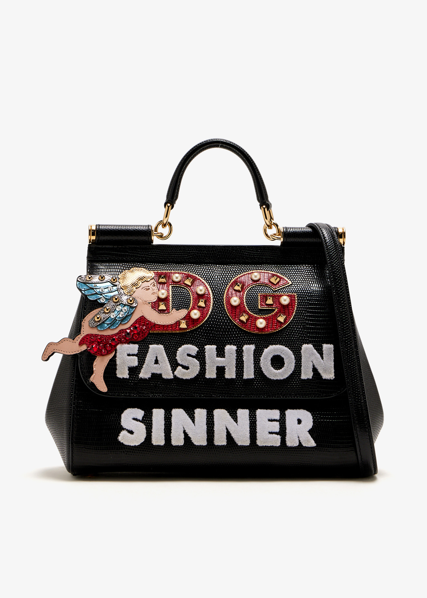 

Miss Sicily medium handbag, Black