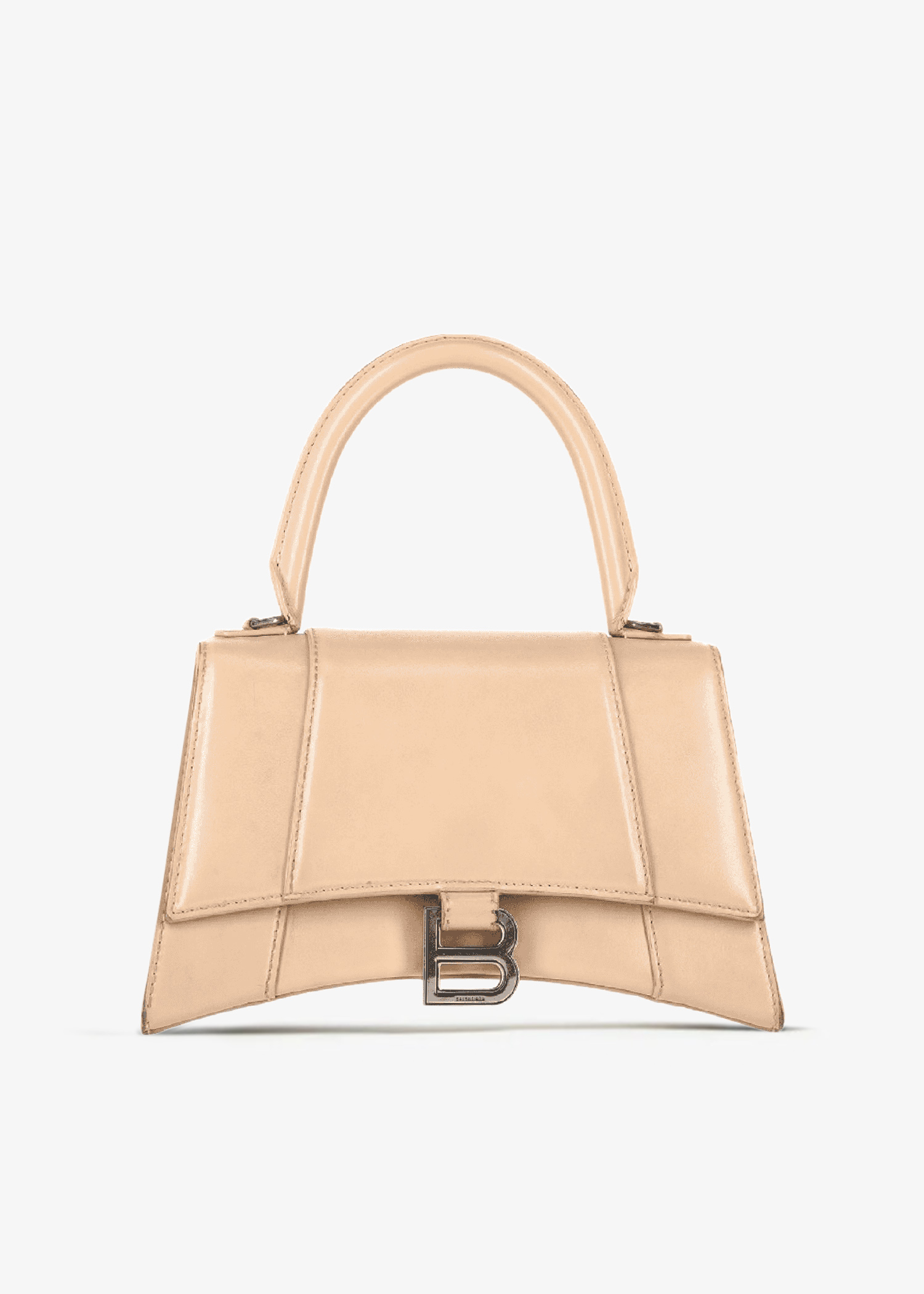 

Hourglass S top-handle bag, Neutral