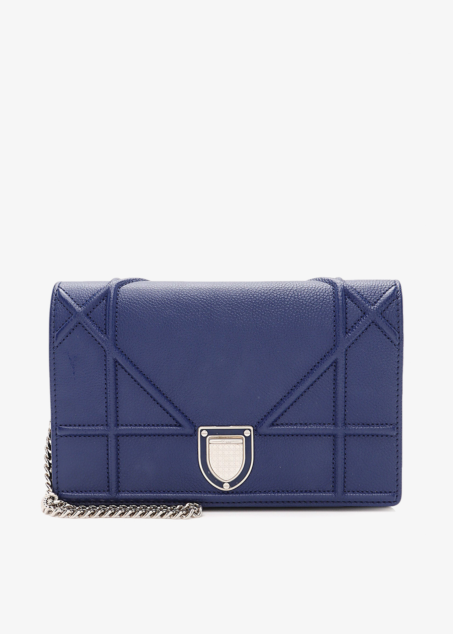 

Diorama chain wallet, Blue