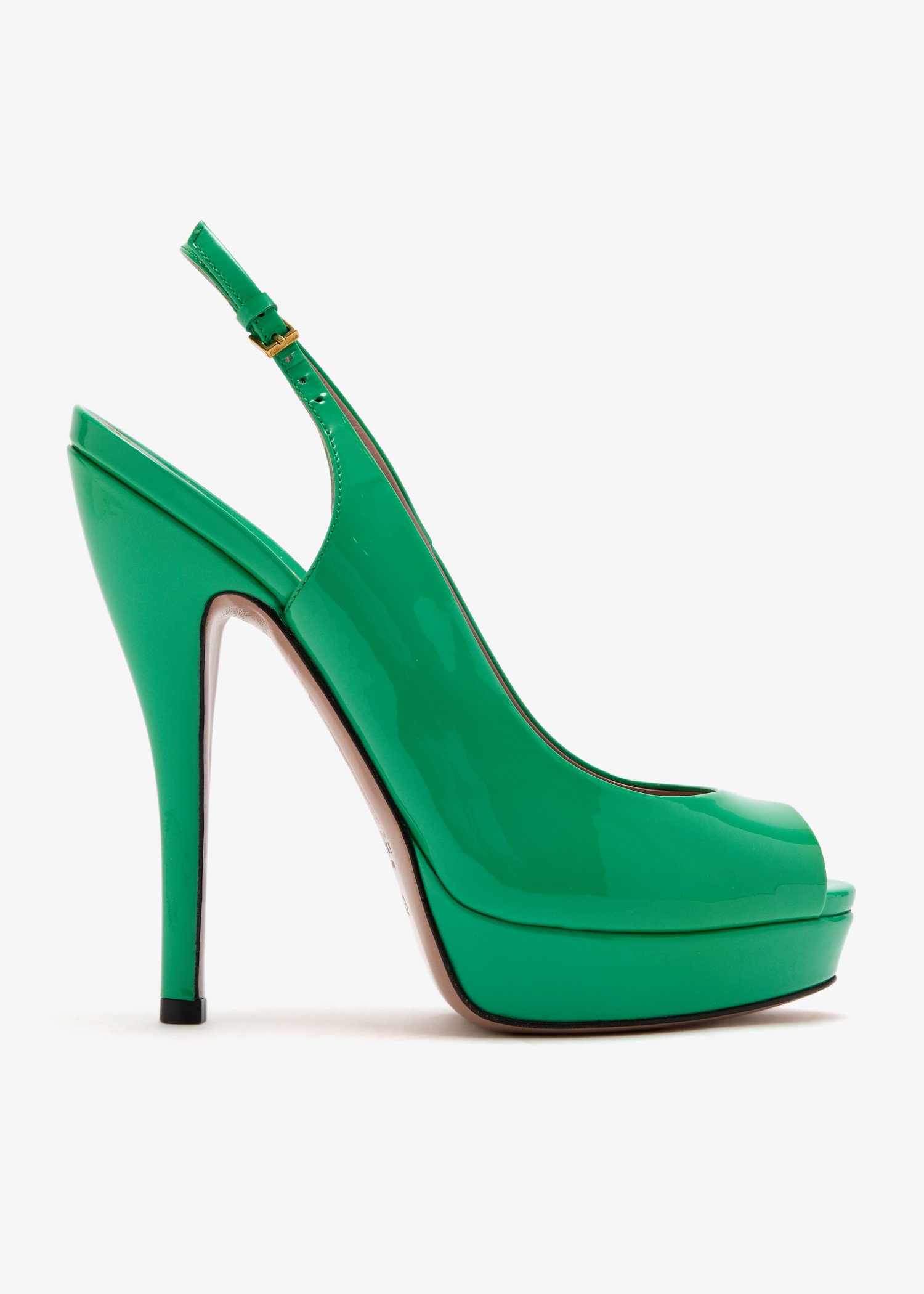 

Sofia platform pumps, Green