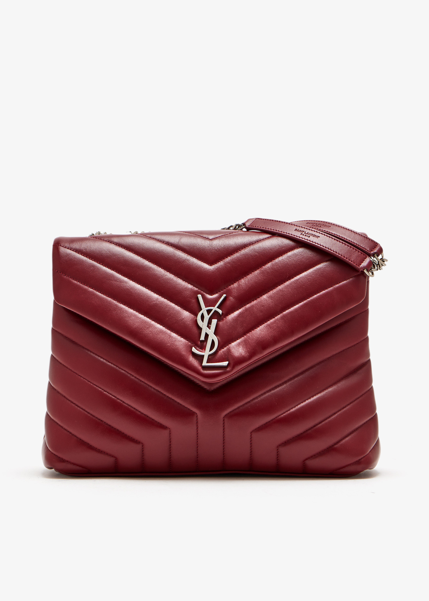 

Loulou medium shoulder bag, Burgundy
