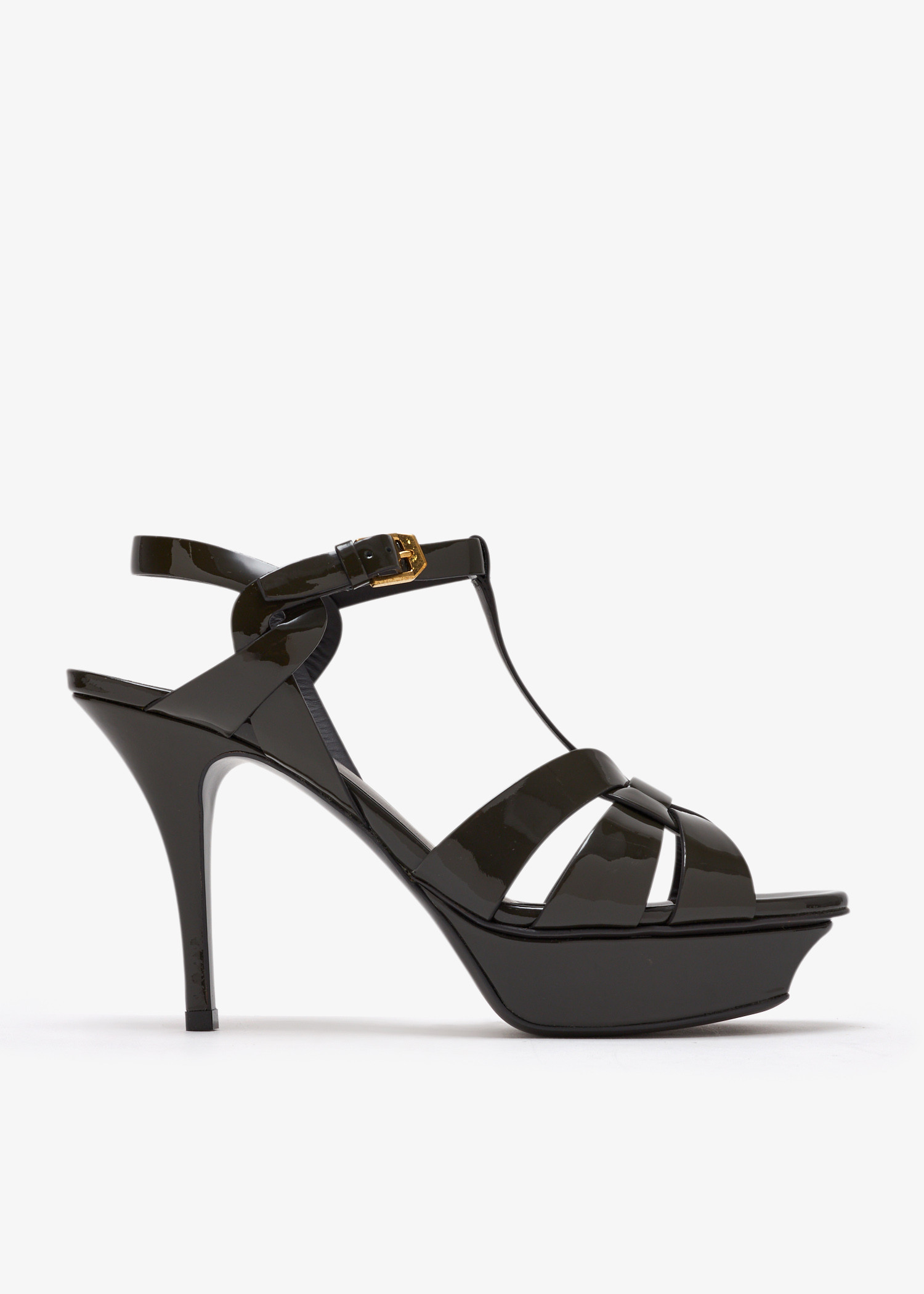 

Tribute platform sandals, Black