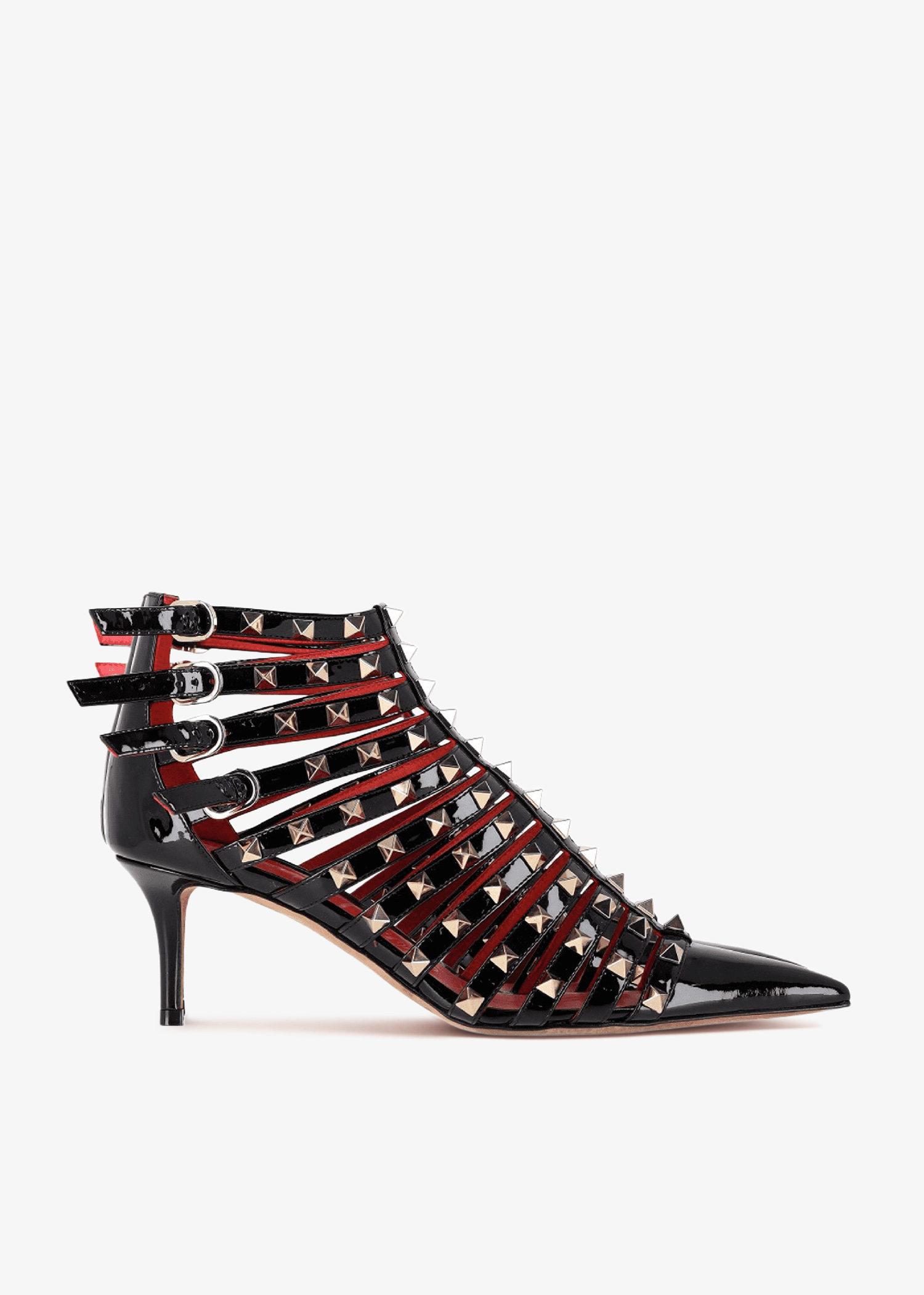 

Alcove Rockstud Gladiator booties, Black