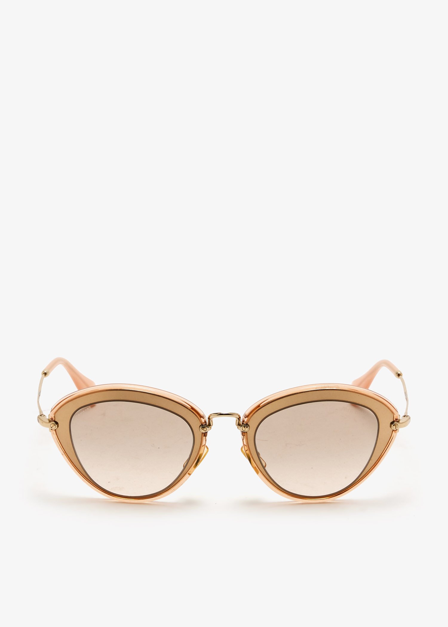 

51RS cat eye sunglasses, Gold