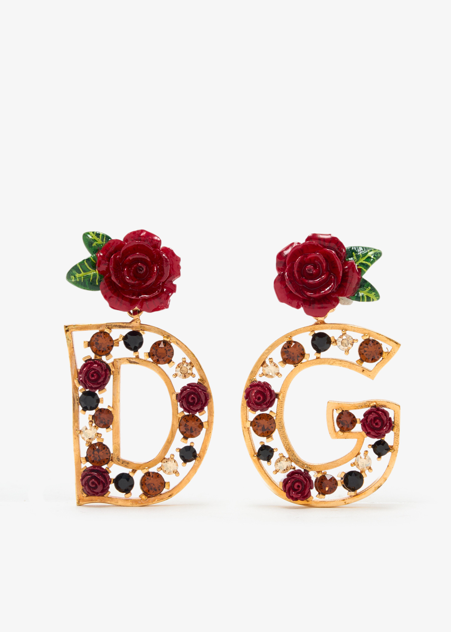

DG Rose earrings, Gold