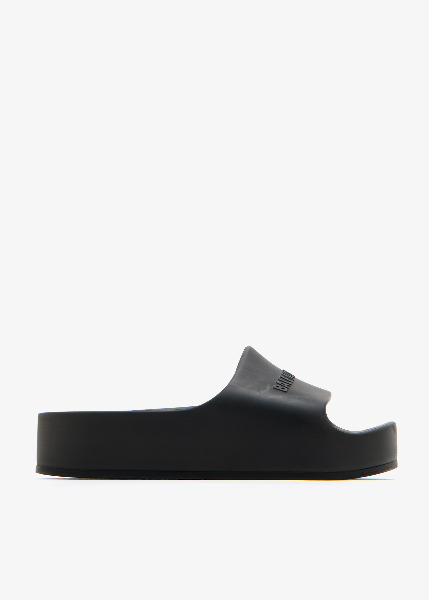 

Chunky slide sandals, Black