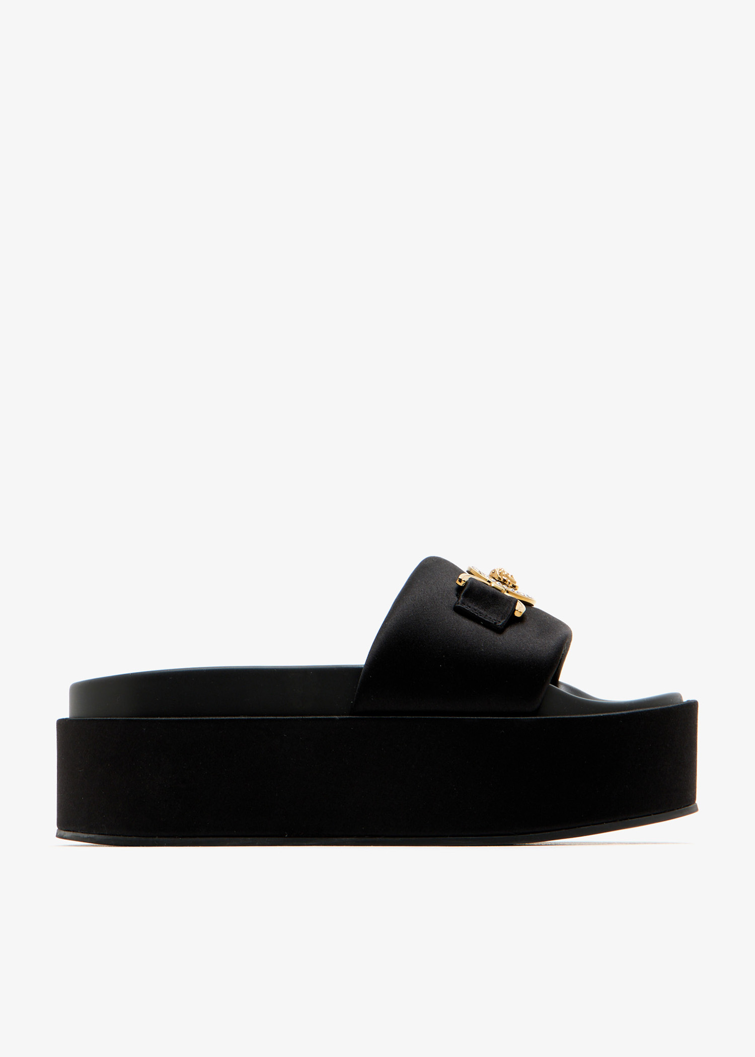 

Medusa Biggie platform slide sandals, Black