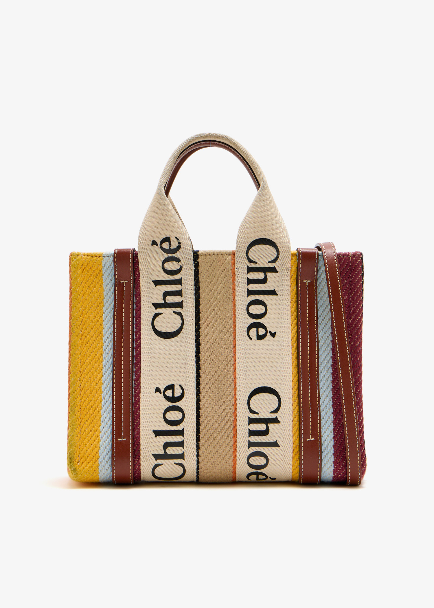 

Woody small tote bag, Beige