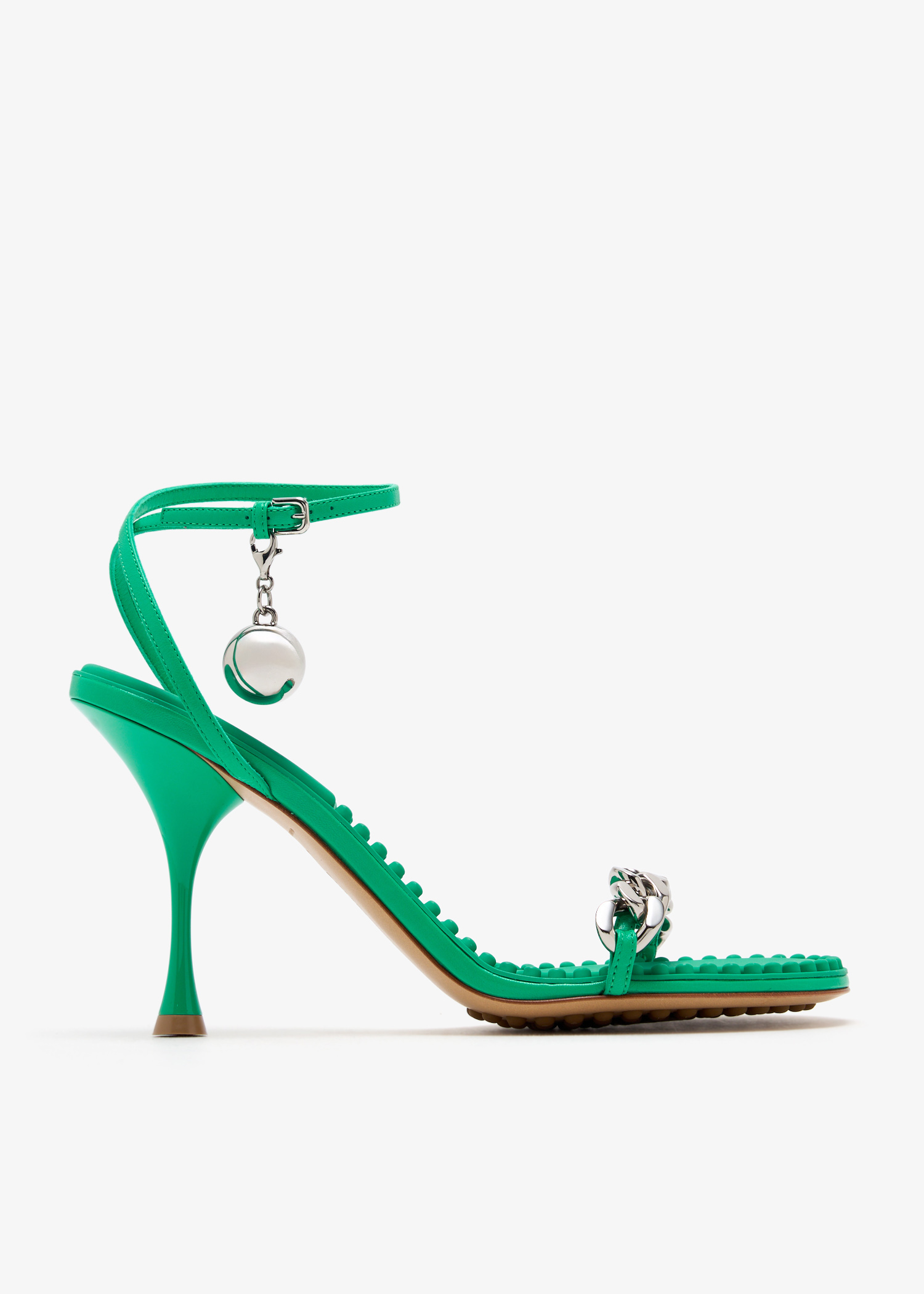

Dot ankle strap sandals, Green