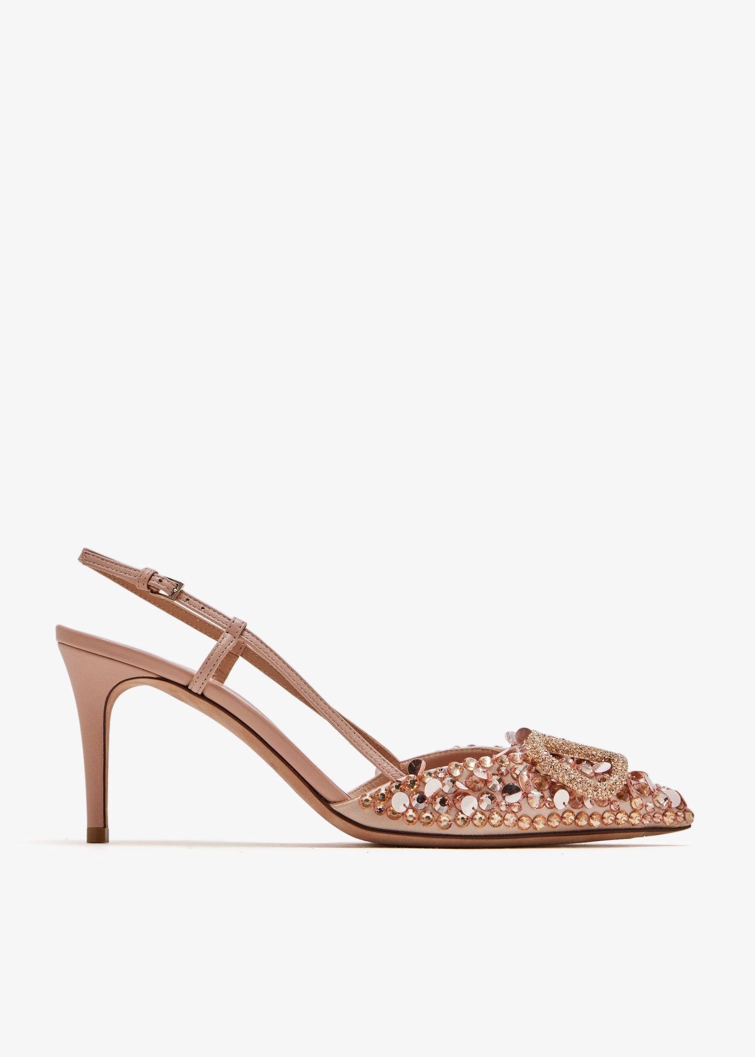 

VLogo Signature pumps, Beige