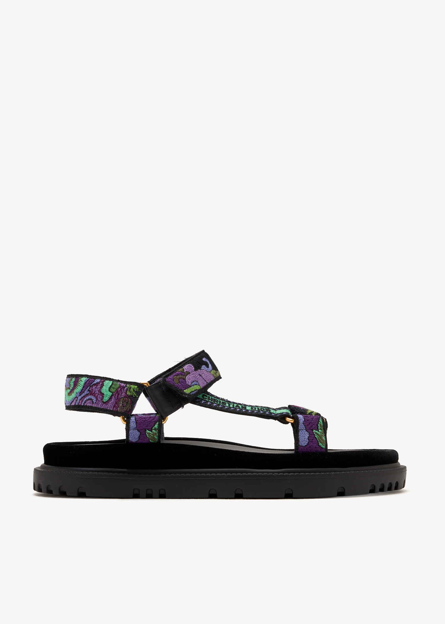 

D-Wave sandals, Multicolored