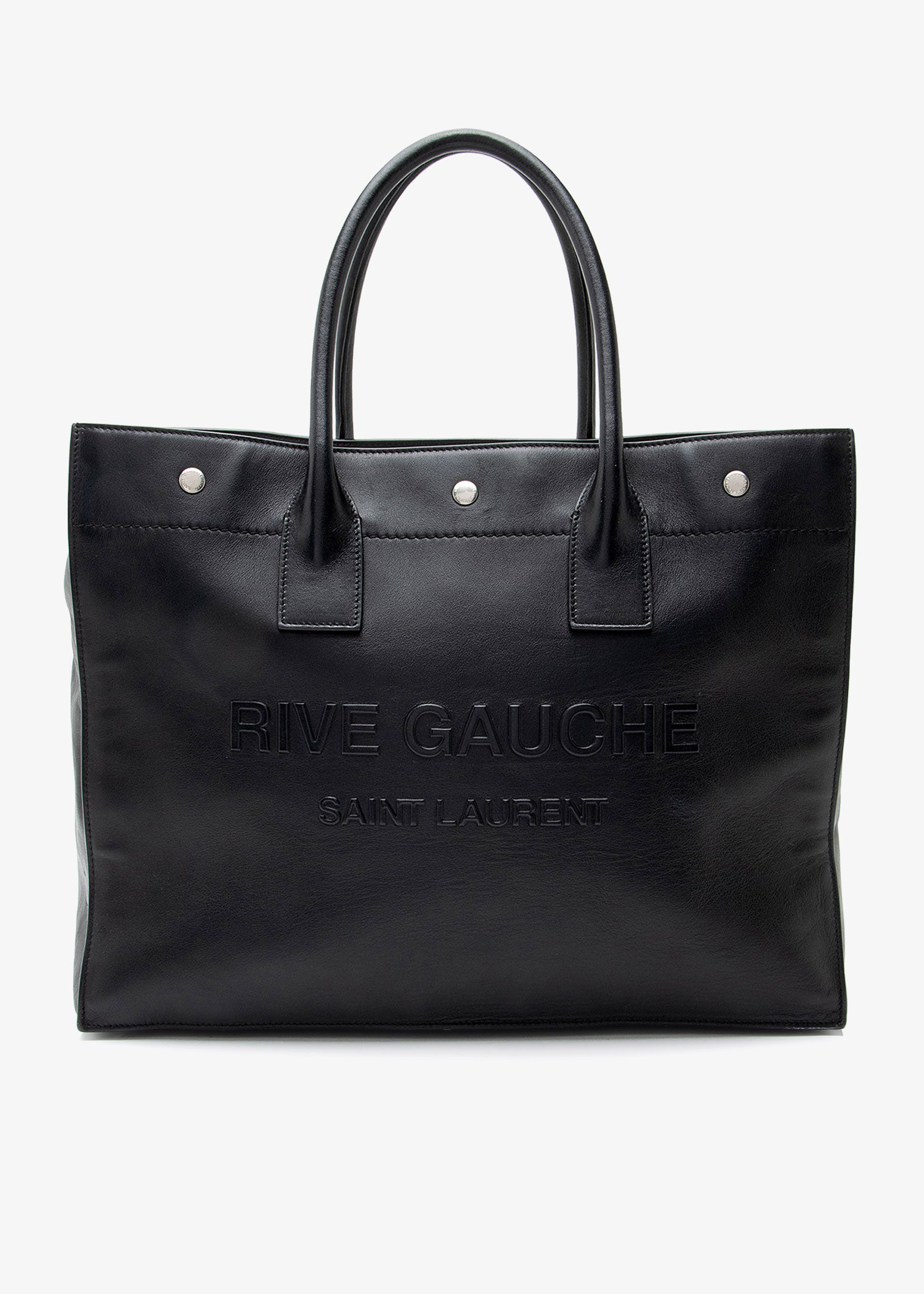 

Rive Gauche small tote bag, Black
