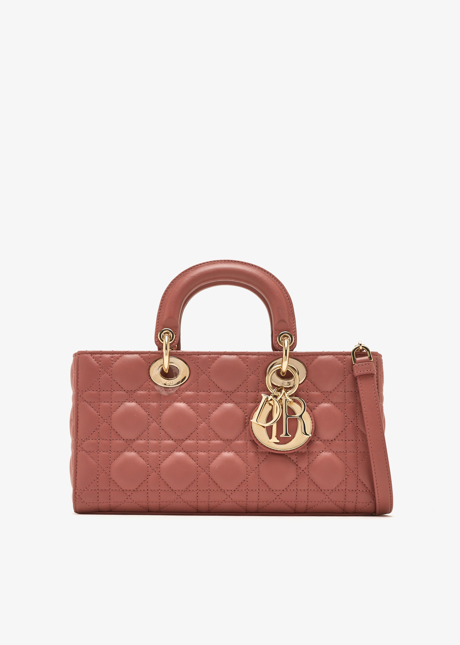 

Cannage Medium Lady D-Joy bag, Pink