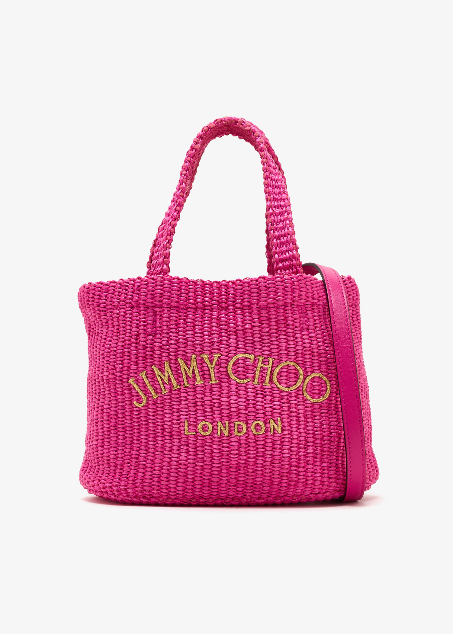 

Mini Candy Embroidered tote bag, Pink