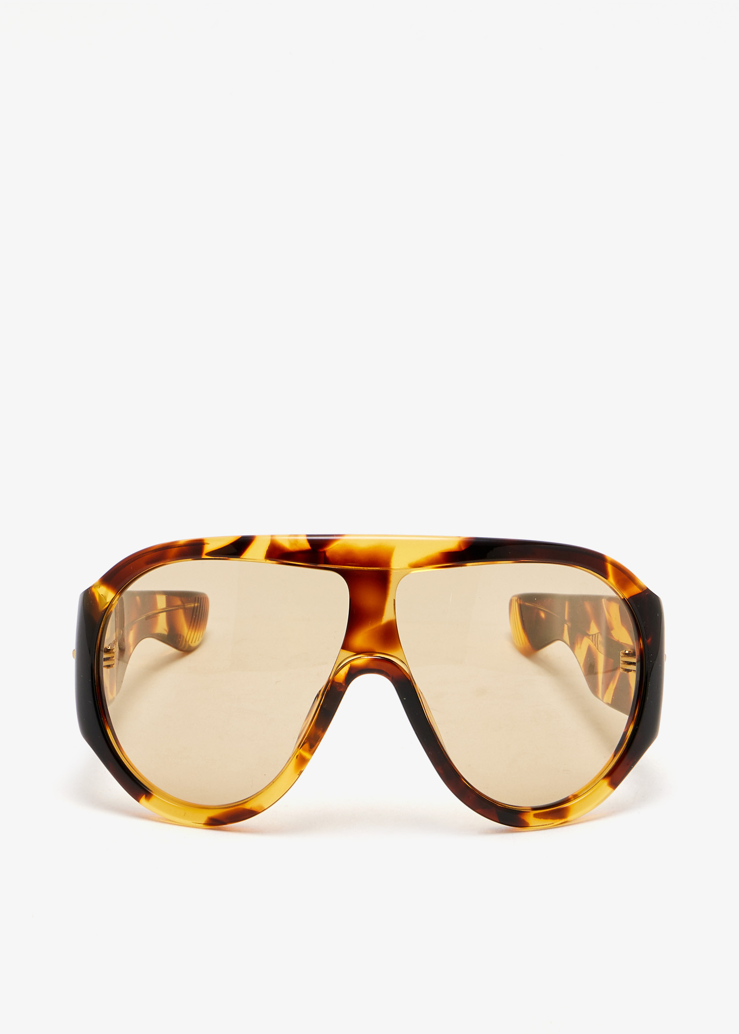 

Oversized aviator sunglasses, Brown