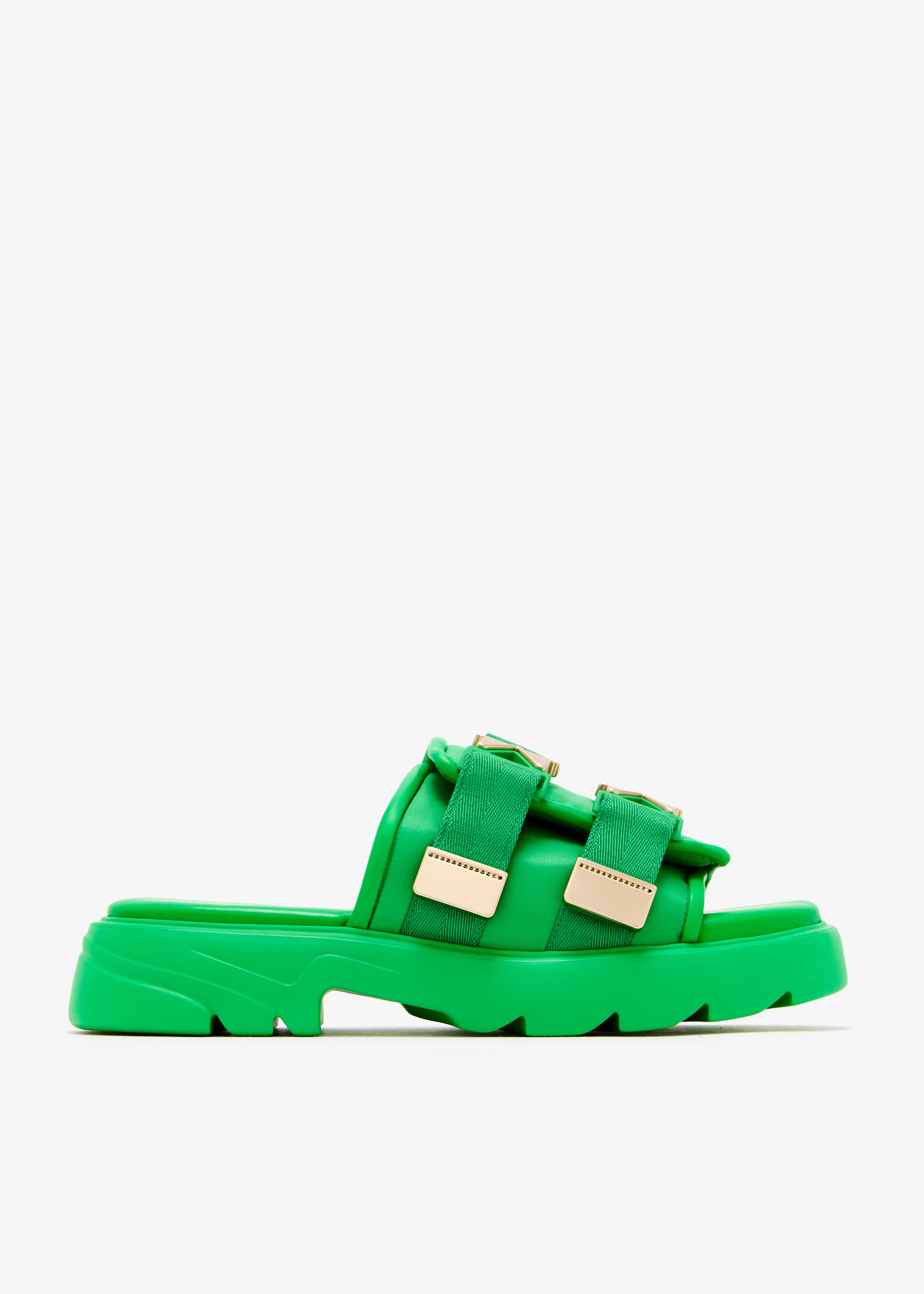 

Flash sandals, Green