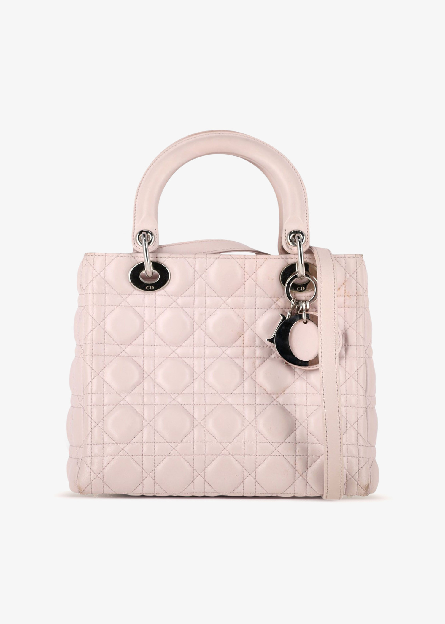 

Medium Lady Dior bag, Pink