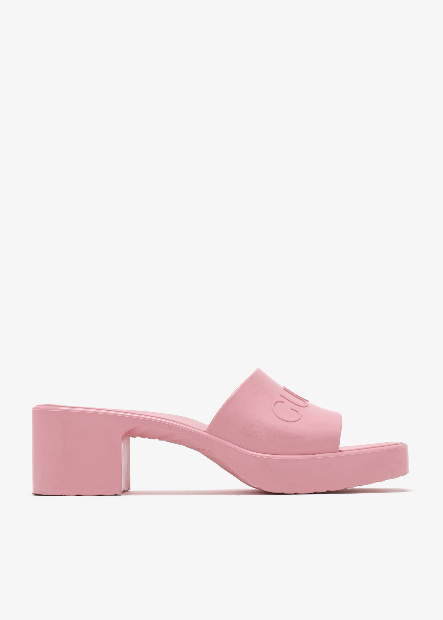 

Logo sandals, Pink