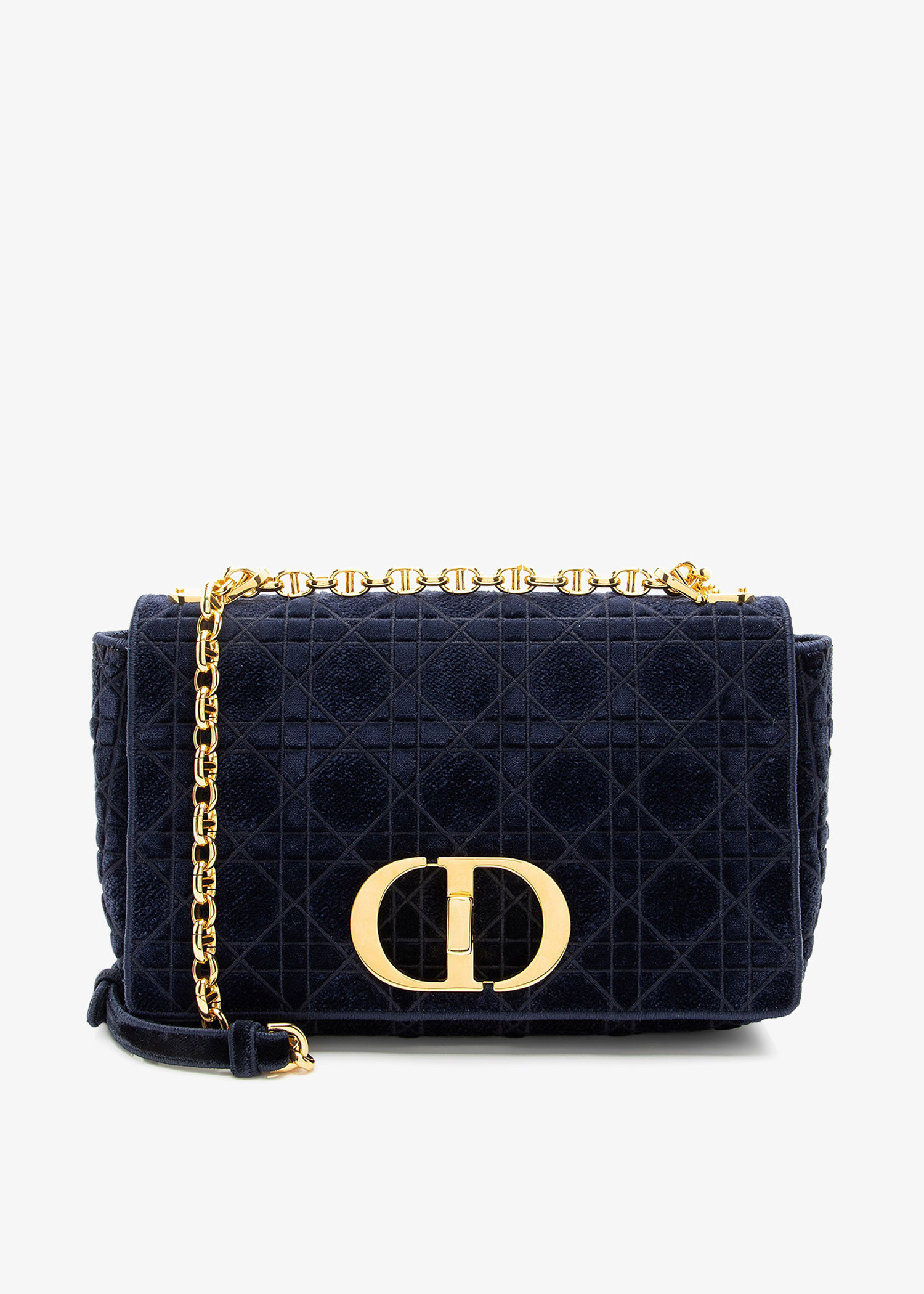 

Medium Dior Caro bag, Navy
