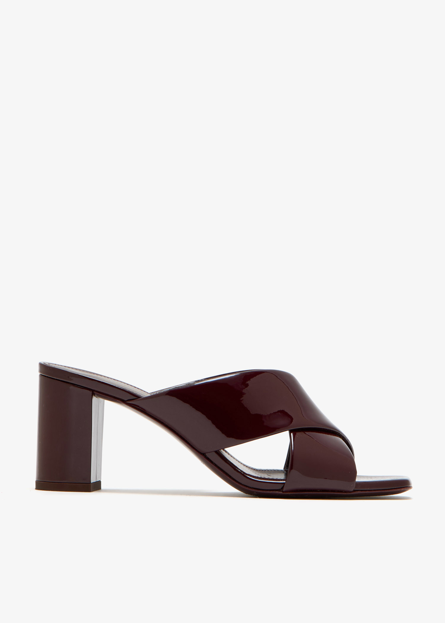 

Loulou criss-cross mules, Burgundy