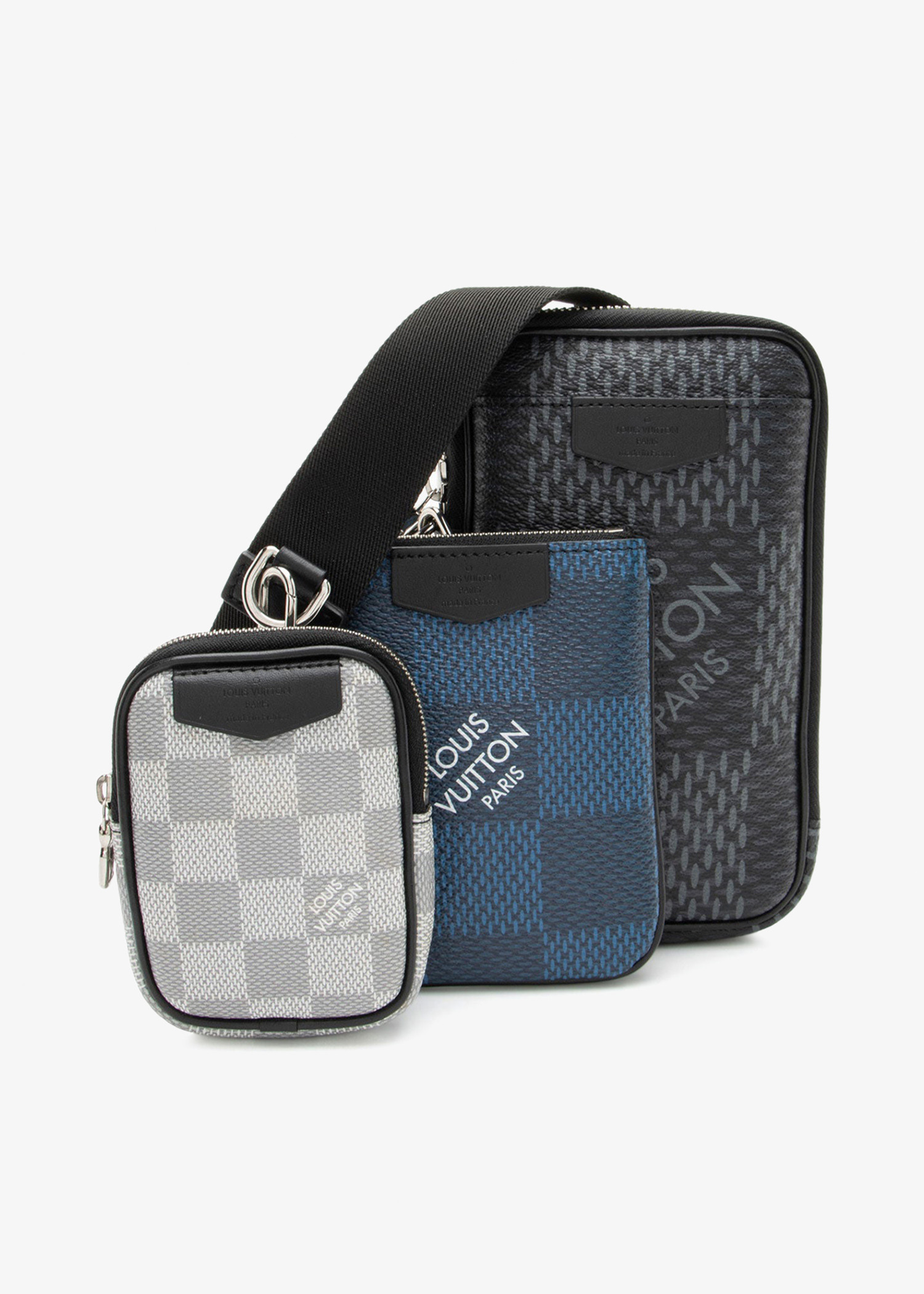 

Graphite 3D Modular crossbody bag, Black