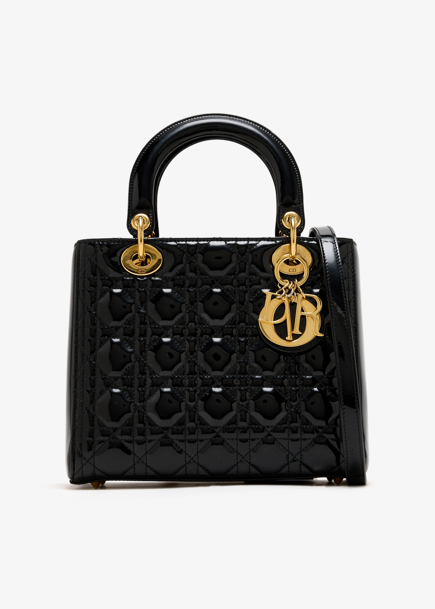 

Medium Lady Dior bag, Black
