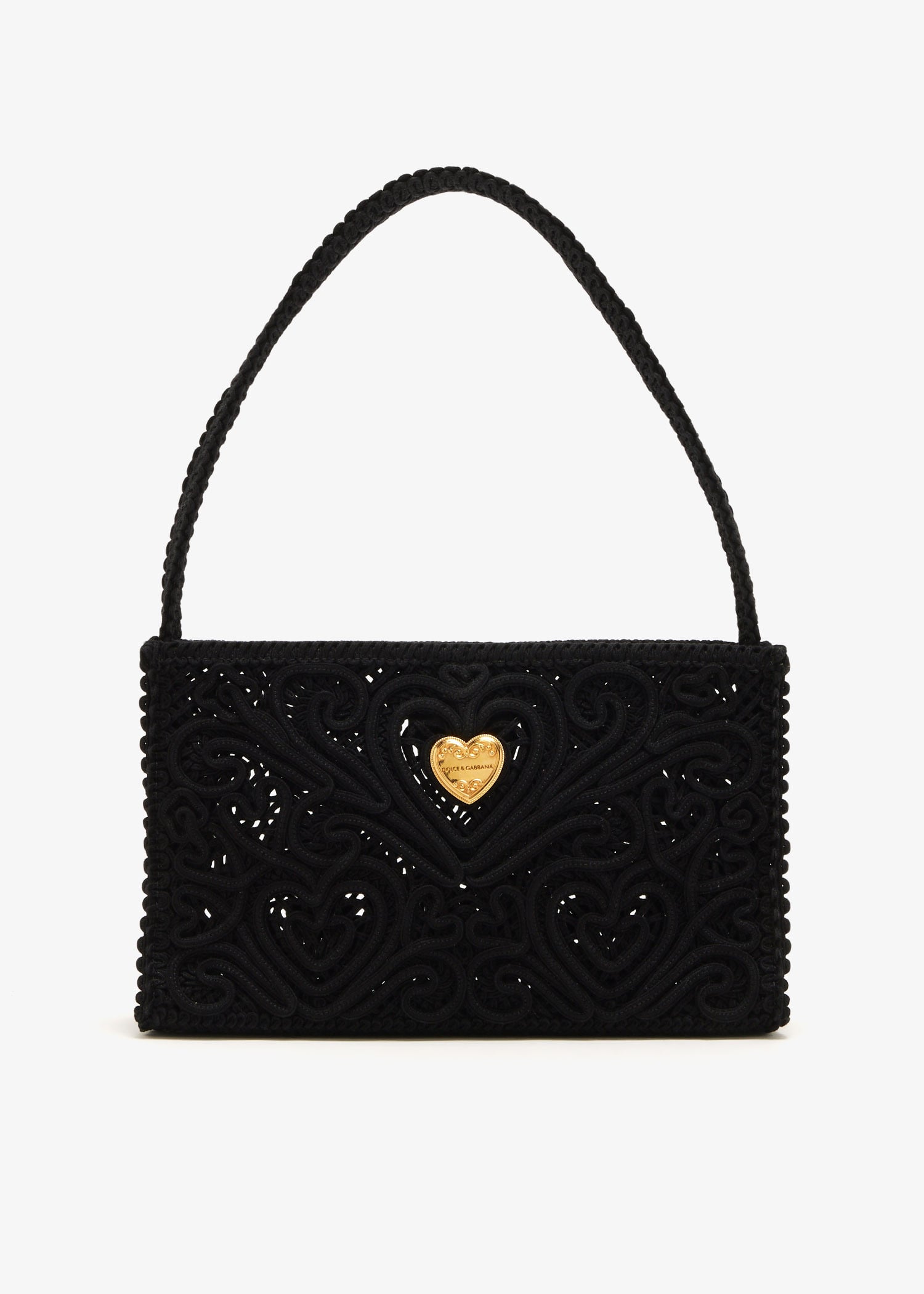 

Cordonetto shoulder bag, Black