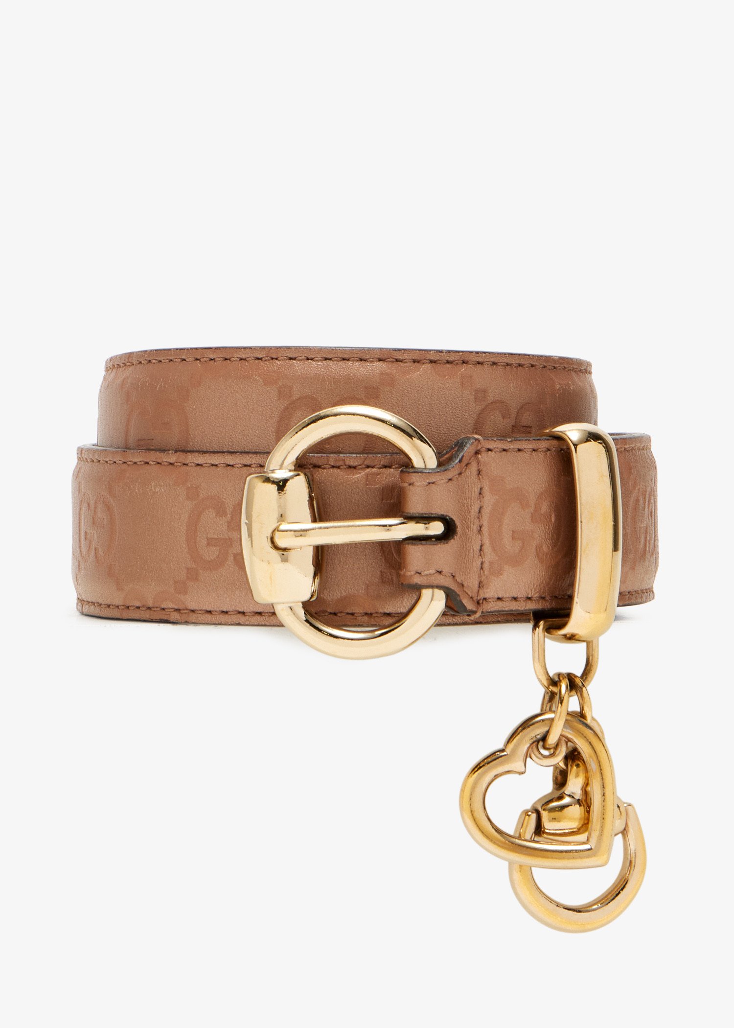 

Guccissima wide buckle belt, Beige