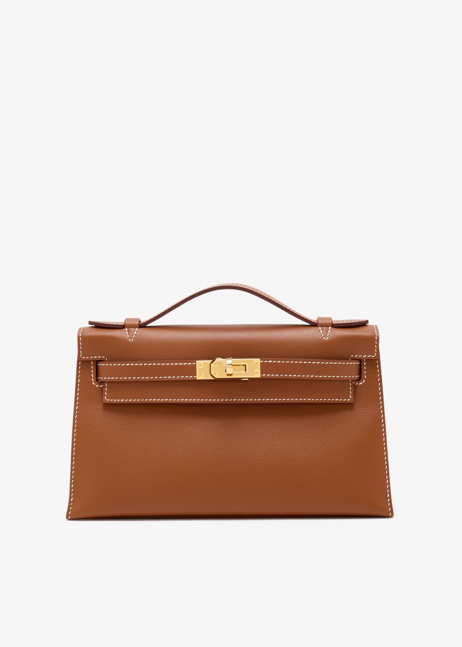 

Kelly Pochette clutch bag, Brown