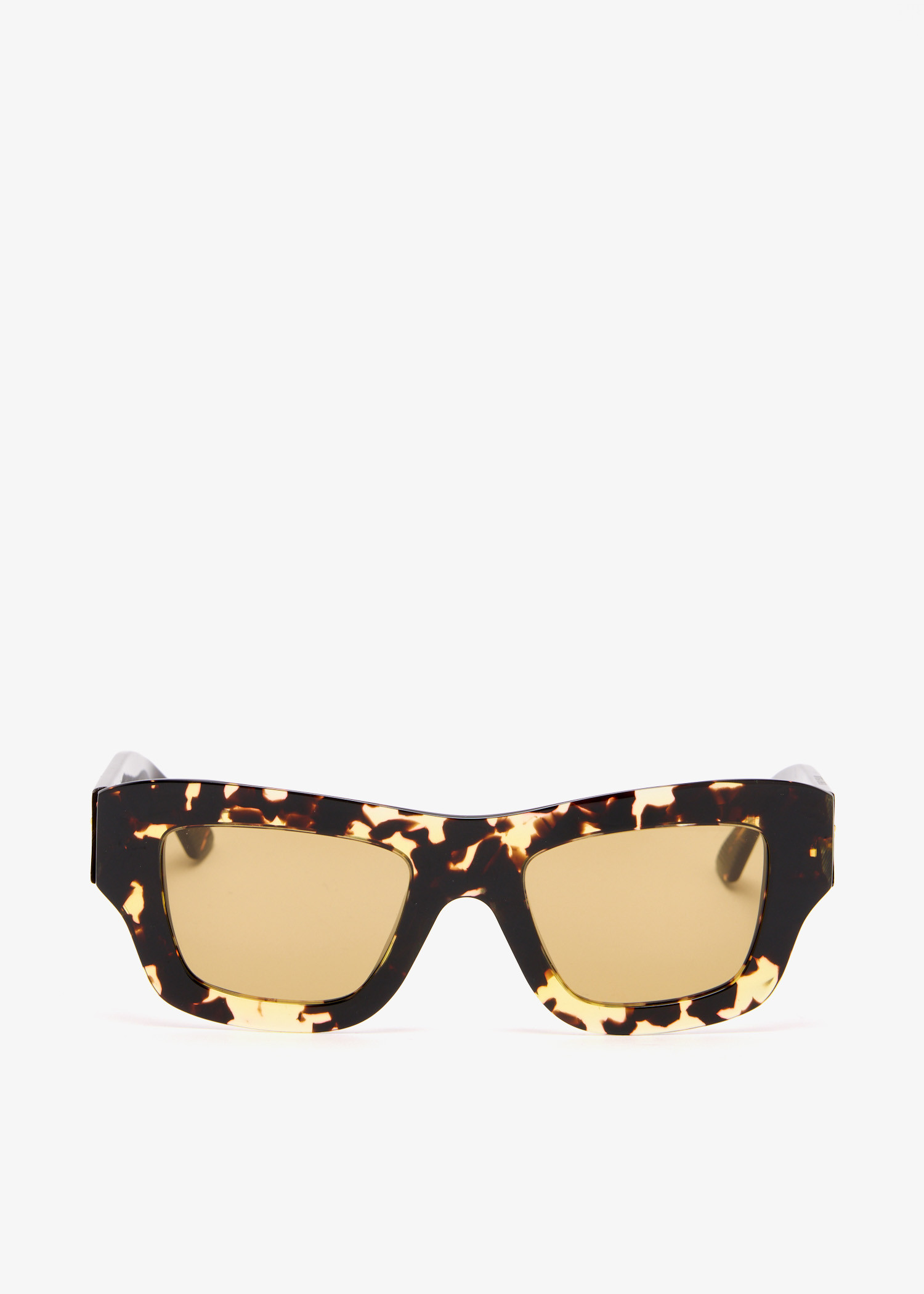

Tortoiseshell square-framed sunglasses, Brown