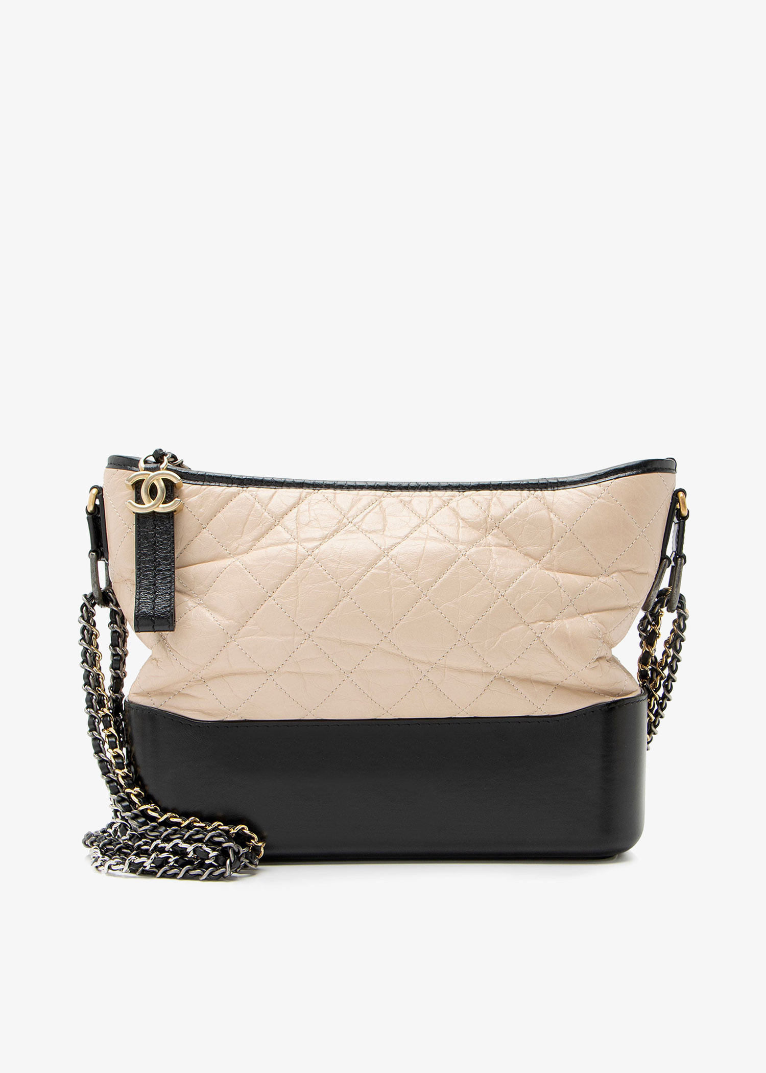 

Gabrielle medium hobo bag, Cream