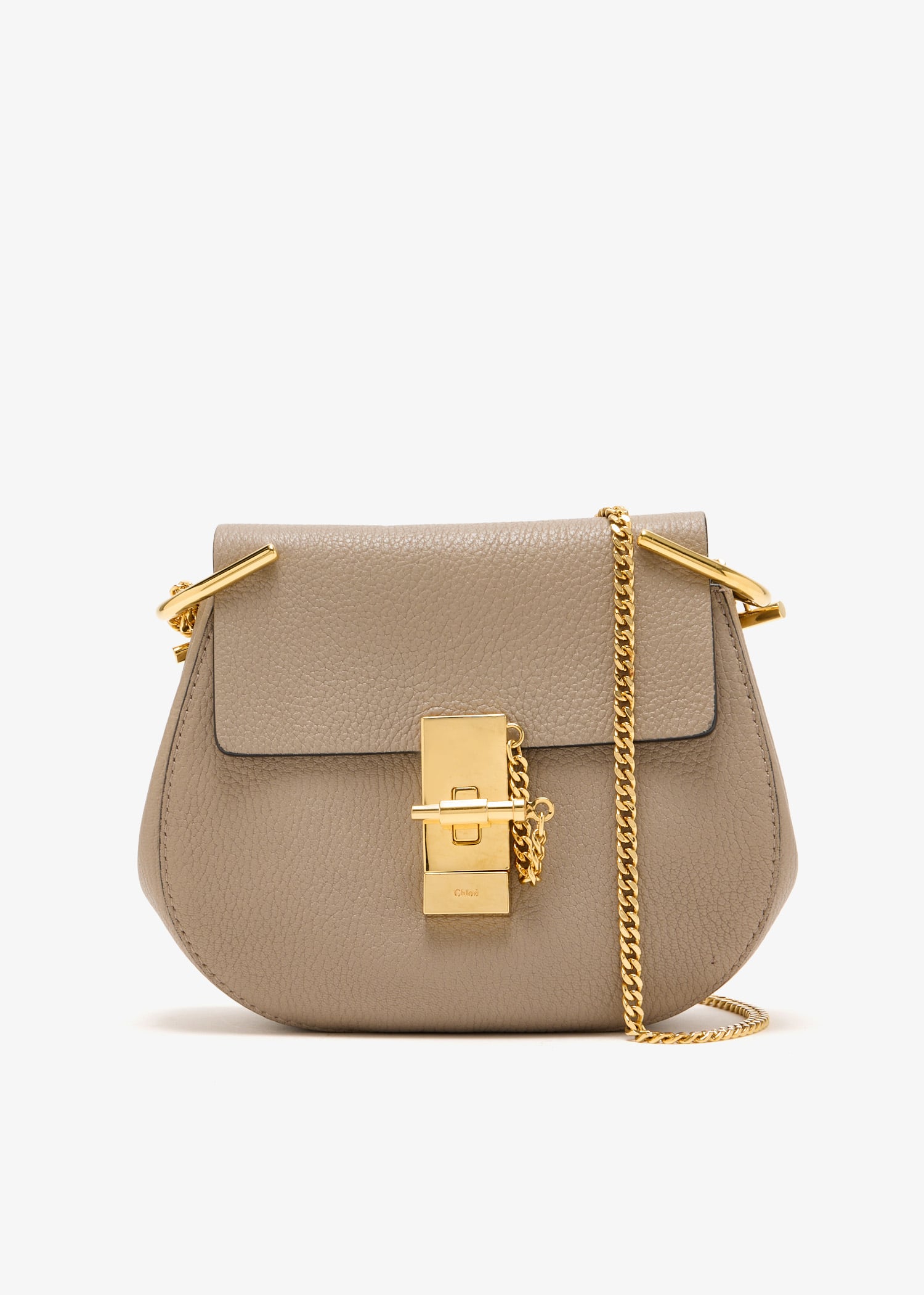

Drew mini shoulder bag, Taupe