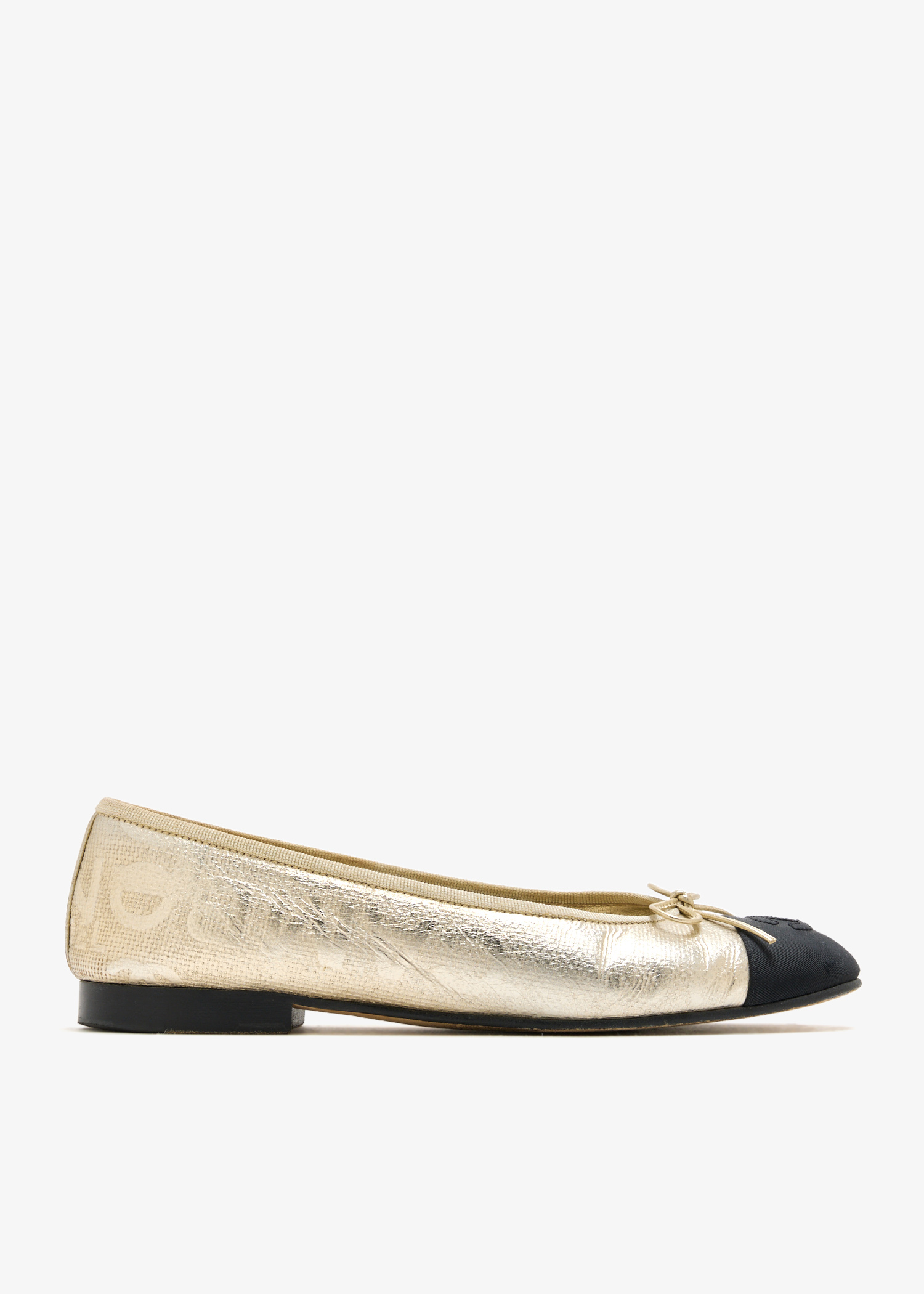 

CC Cap-Toe ballerinas, Gold