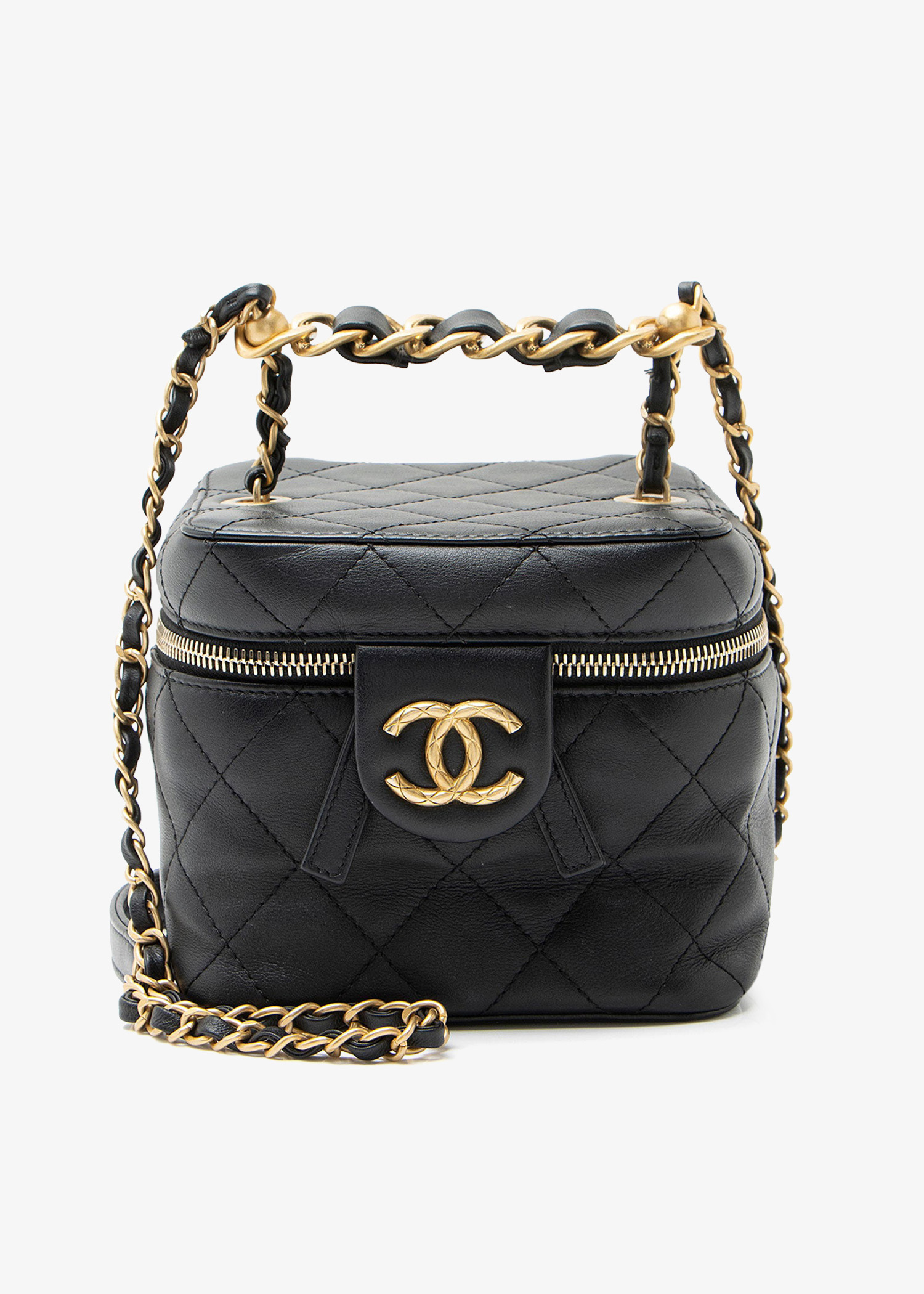 

CC Chain Bar small vanity case, Black