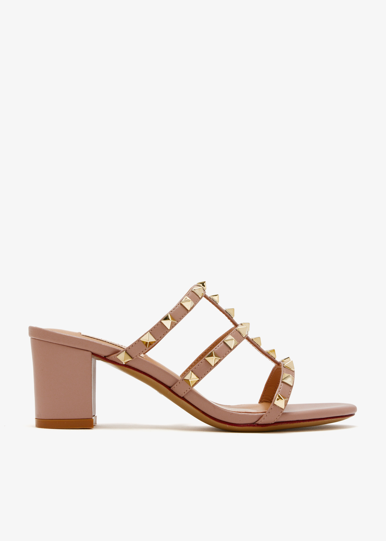 

Rockstud 60 sandals, Beige