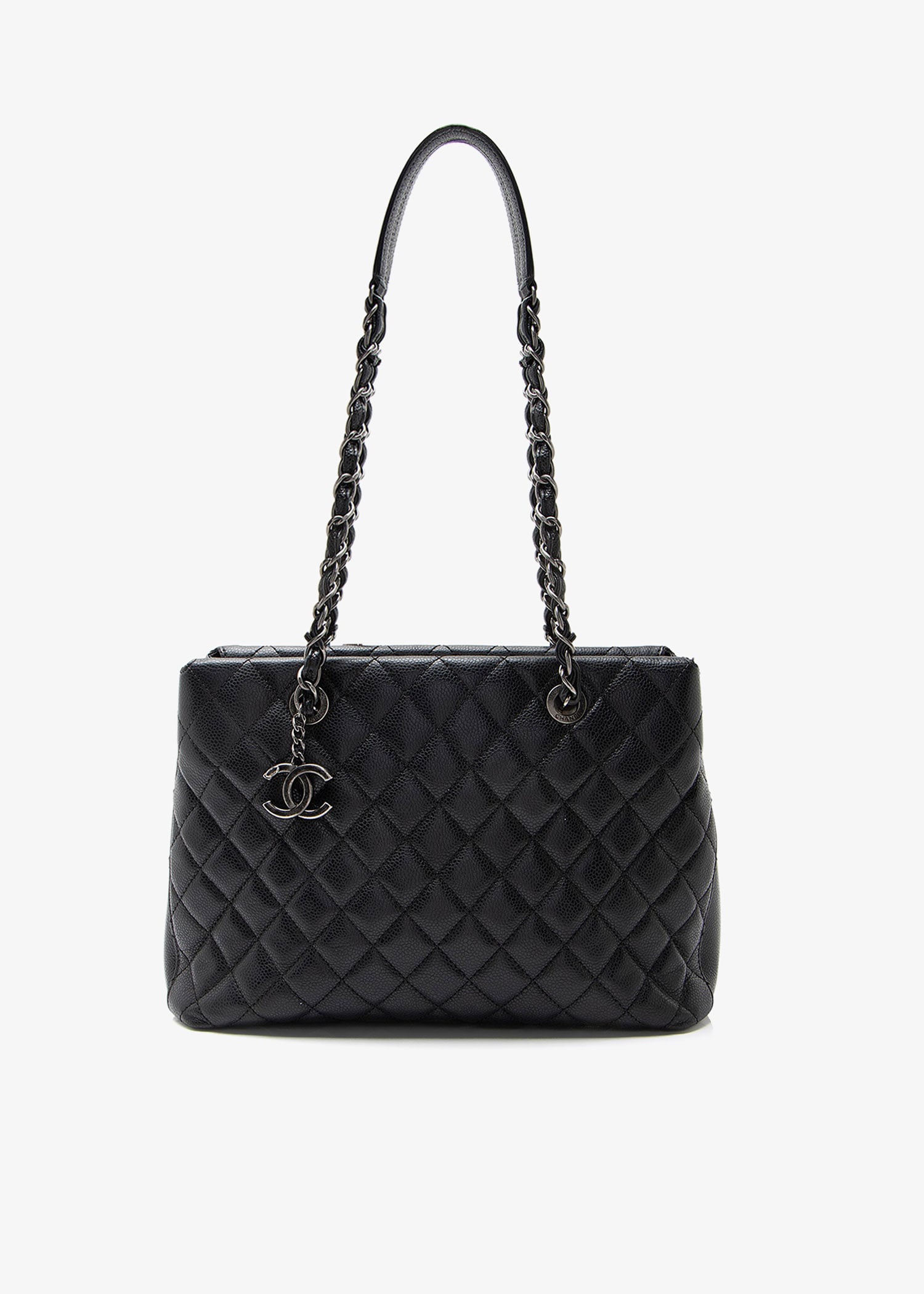 

City small shopping tote bag, Black