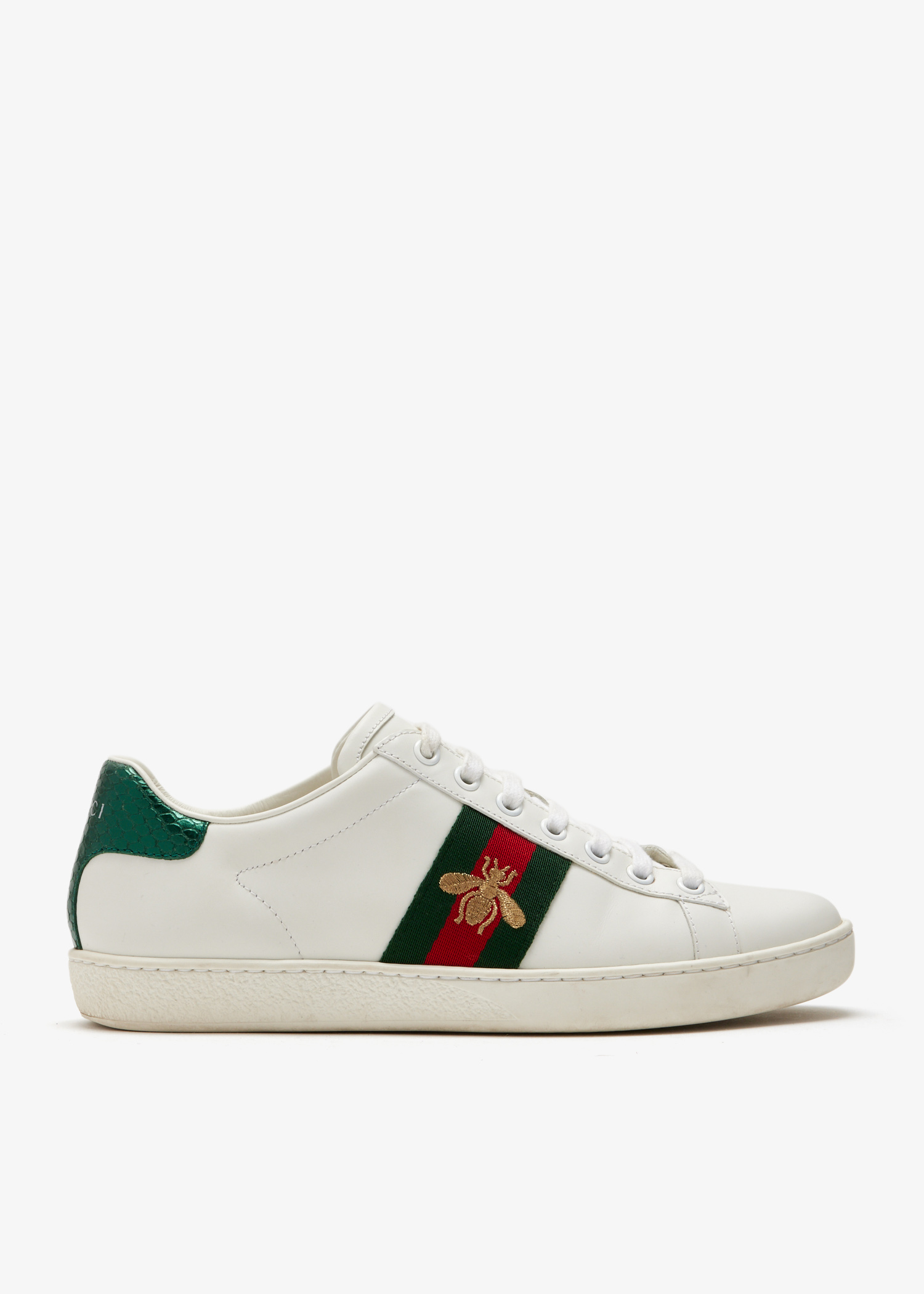 

Ace Embroidered sneakers, White