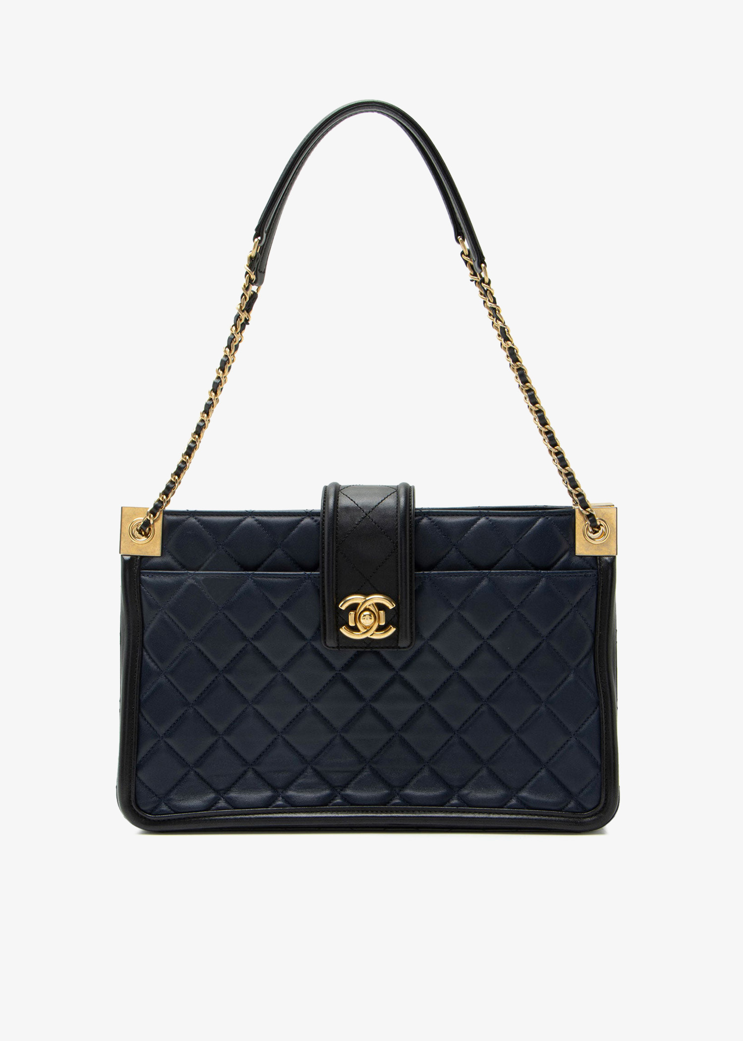 

CC large shopping tote bag, Navy