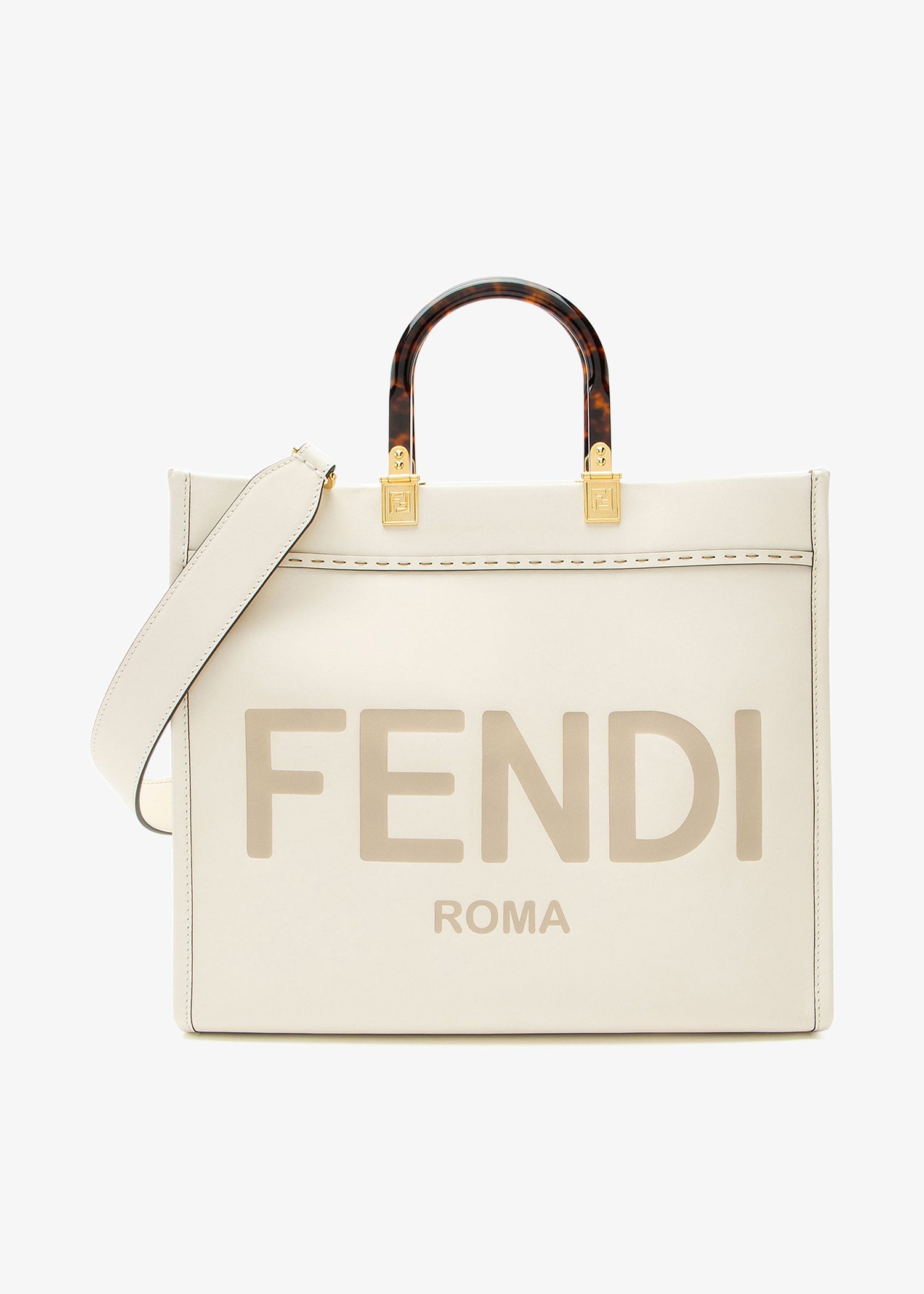 

Sunshine medium tote bag, White