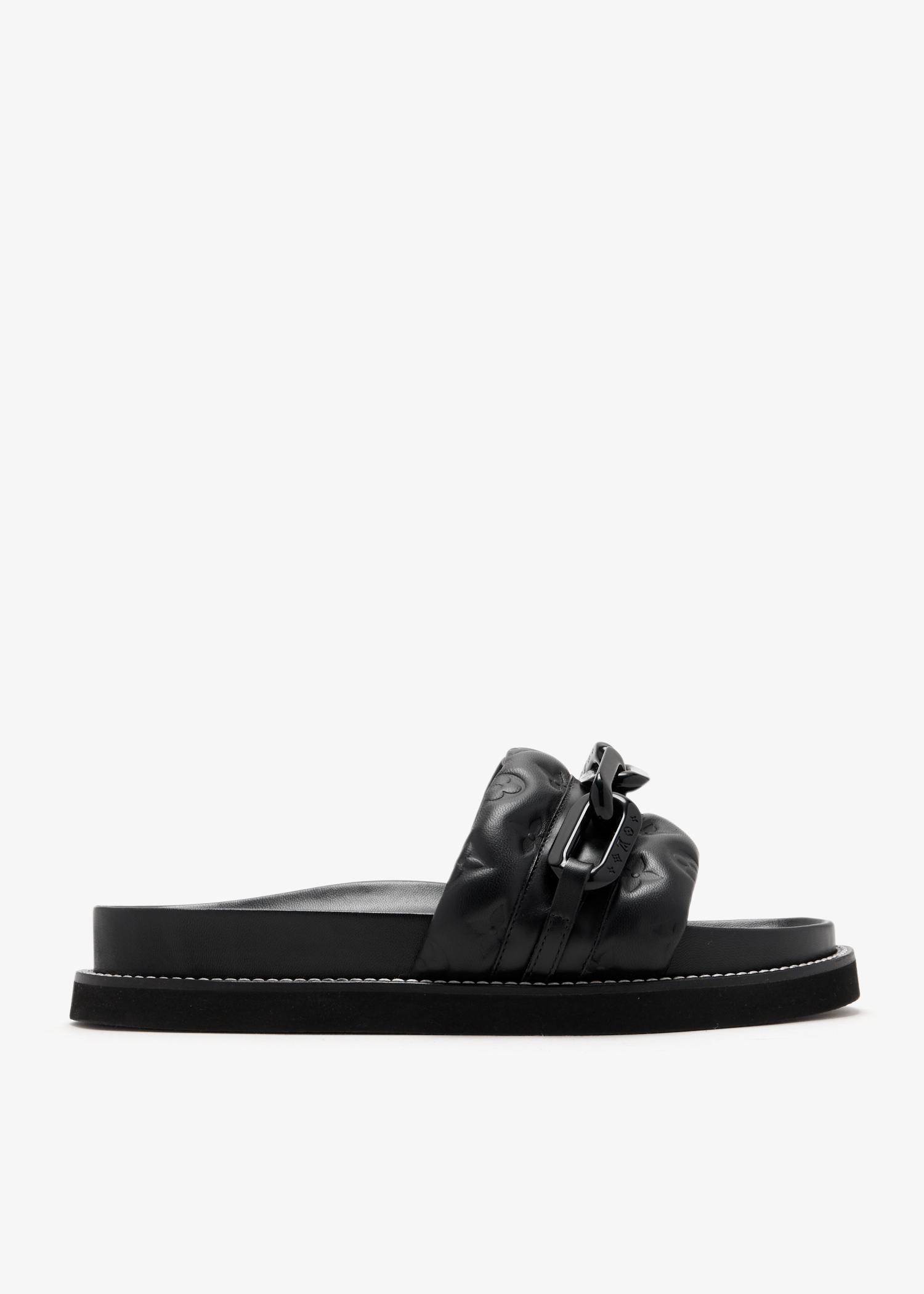 

Sunset slide sandals, Black