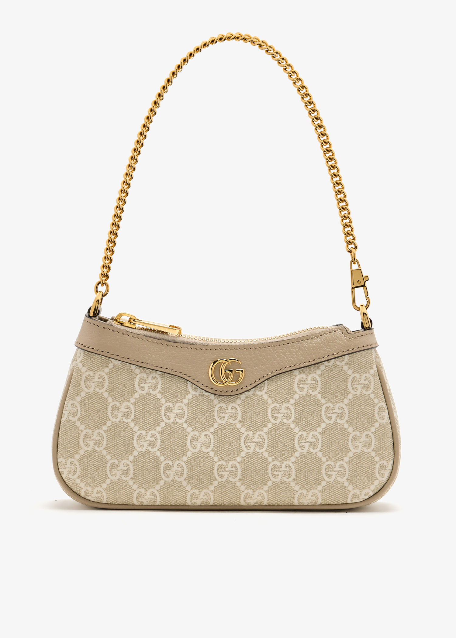 

Ophidia mini shoulder bag, Beige