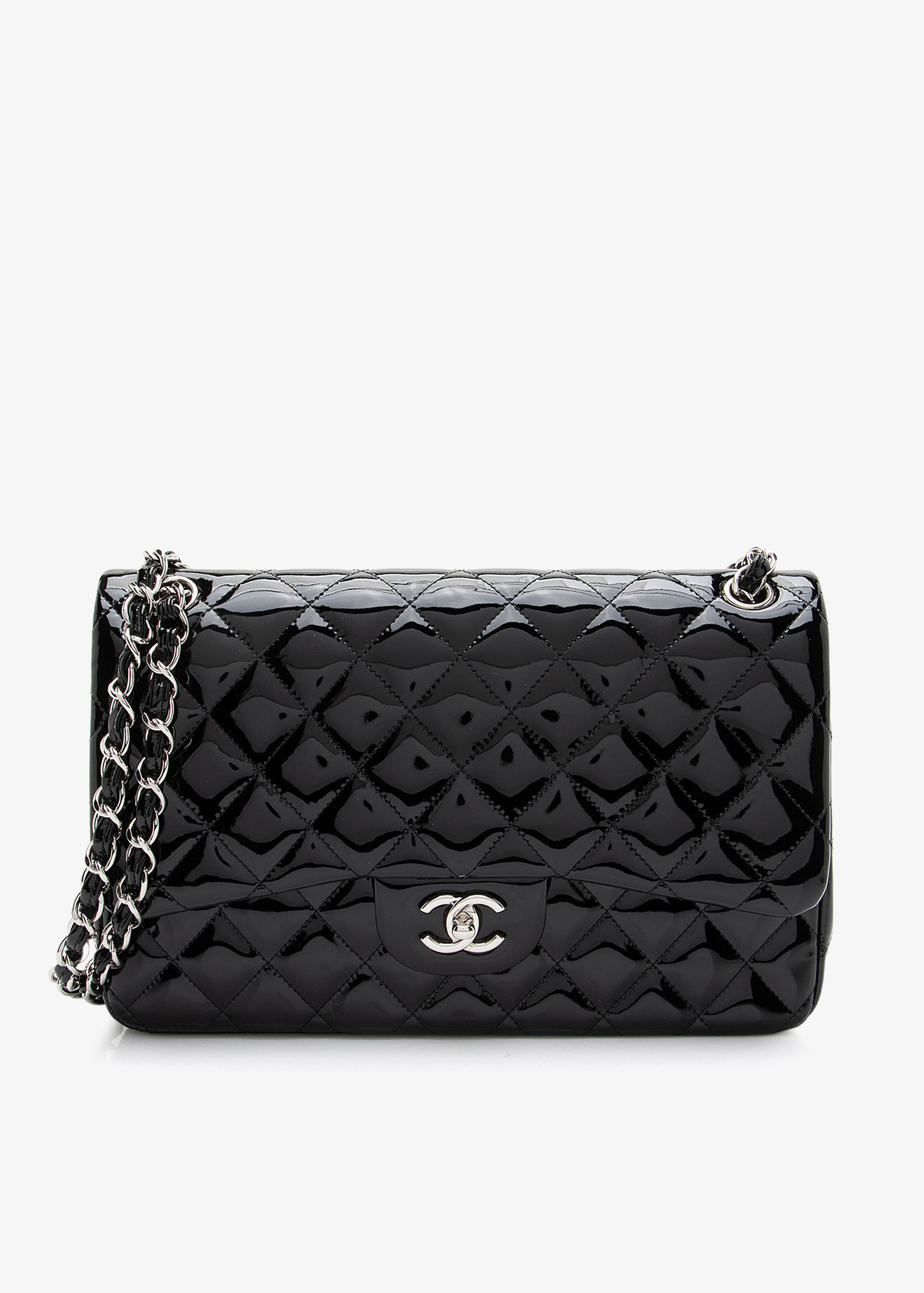 

CC Classic Jumbo Double Flap bag, Black